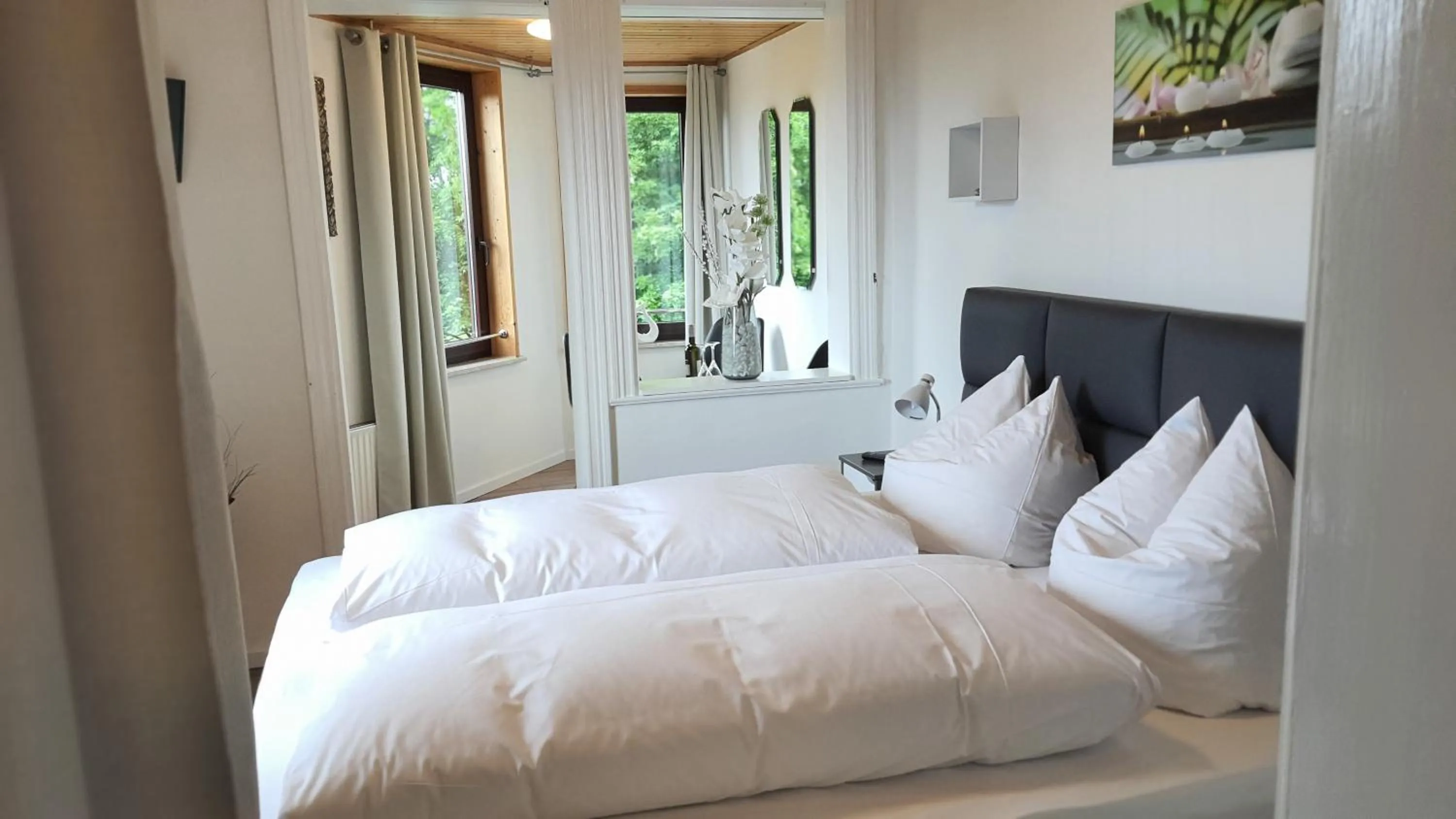 Bed in Hotel Schneiderhof