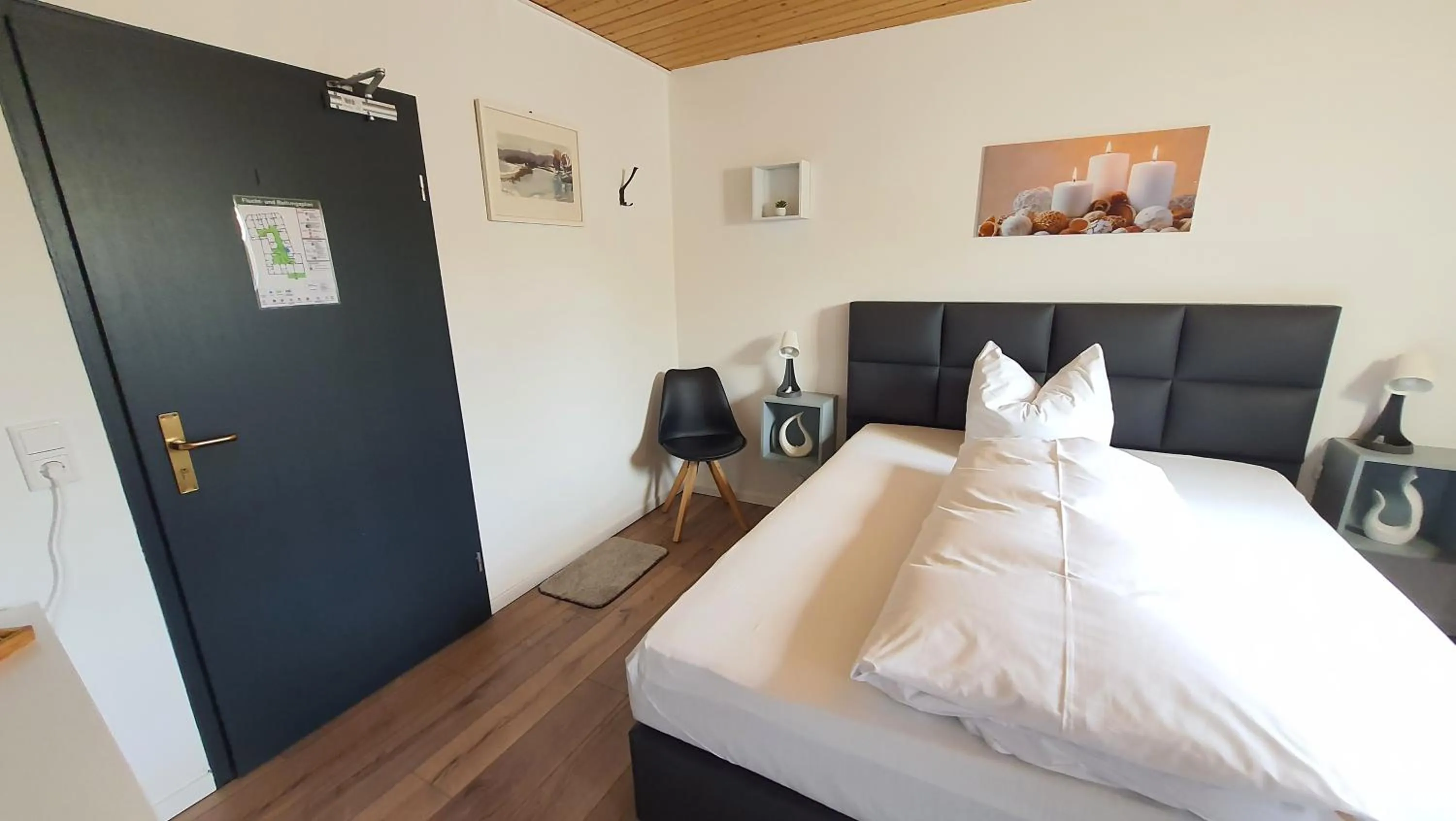 Bed in Hotel Schneiderhof