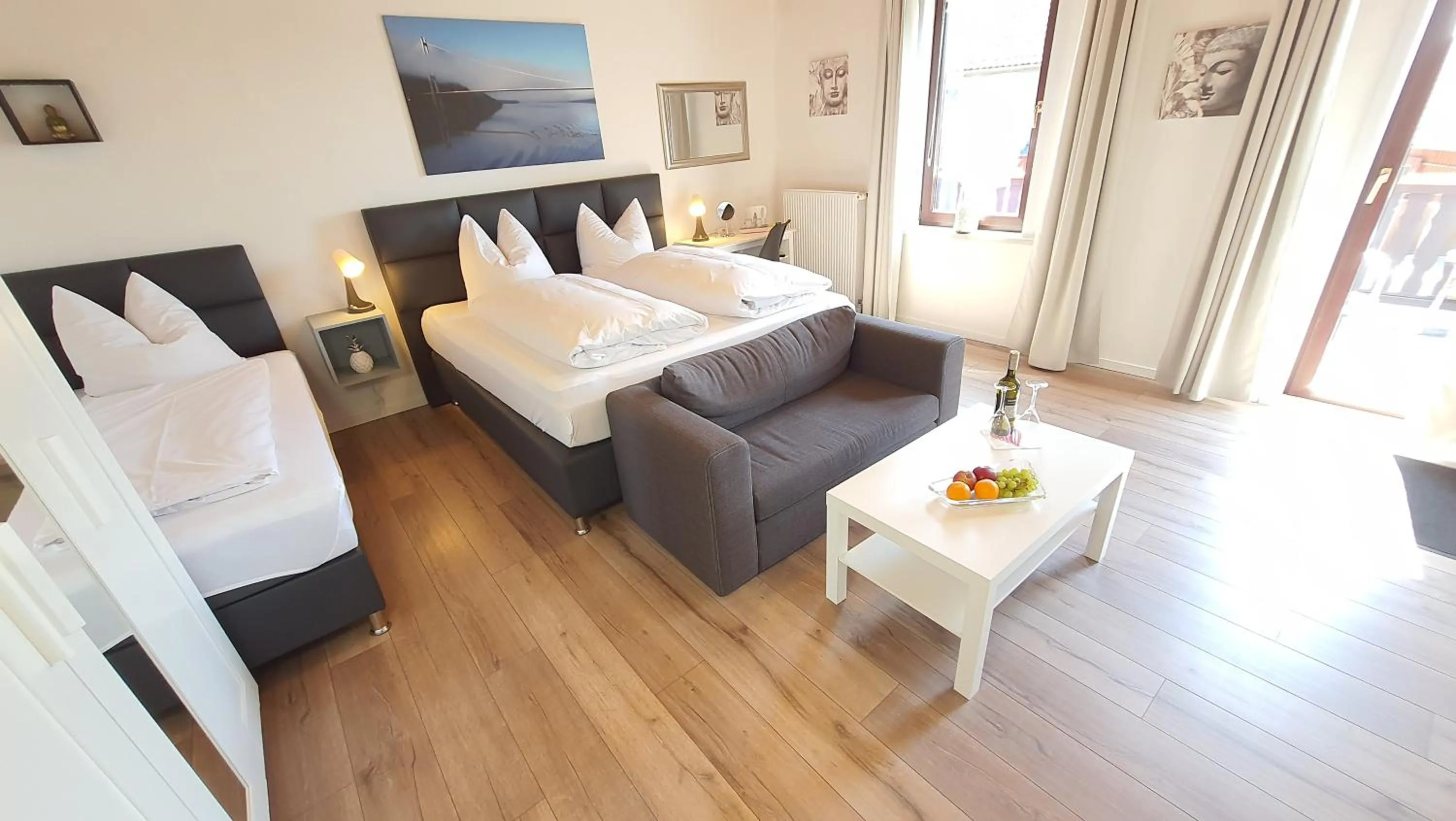 Bed in Hotel Schneiderhof