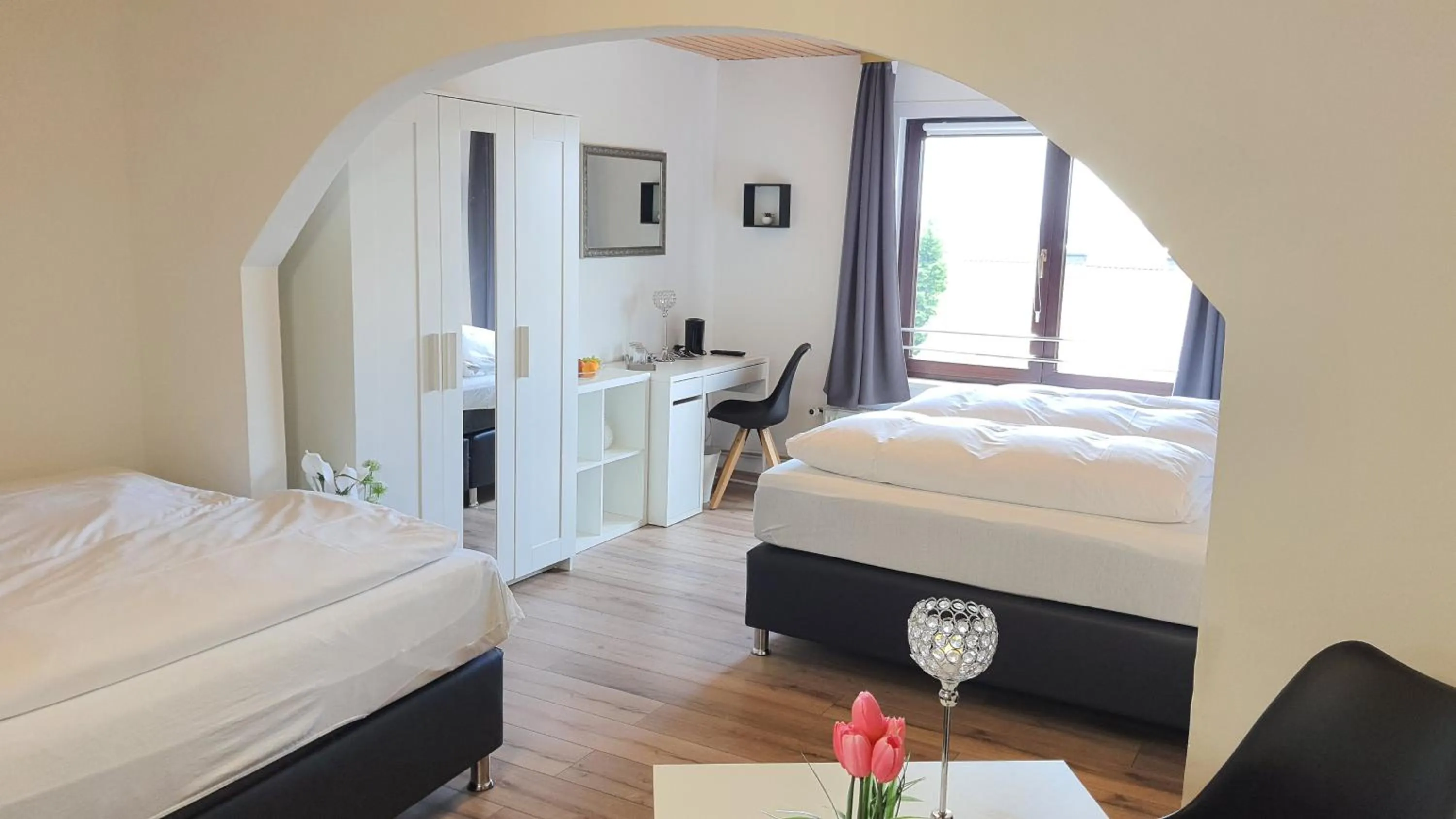 Bed in Hotel Schneiderhof