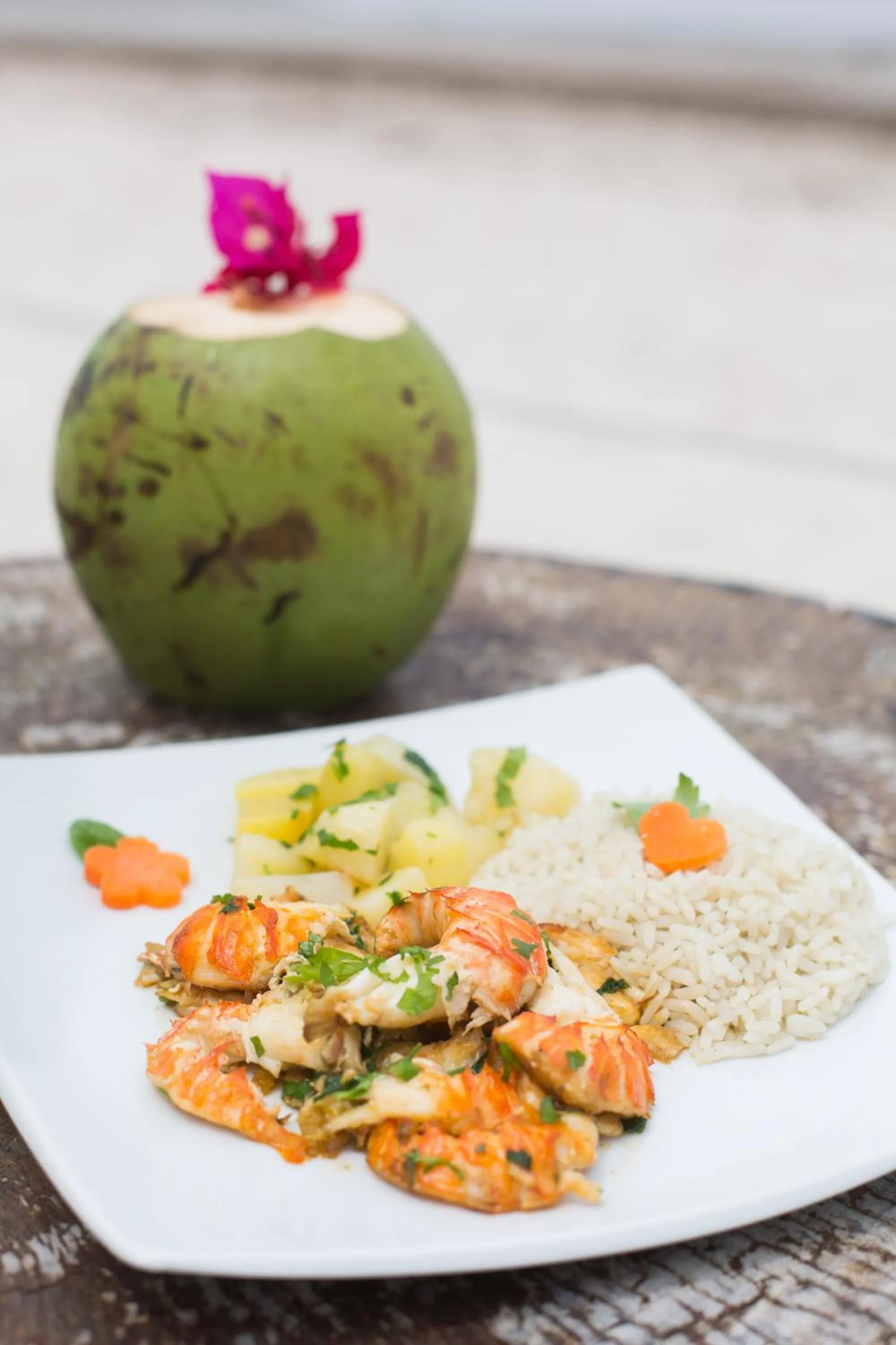 Meals in Bangalôs do Gameleiro