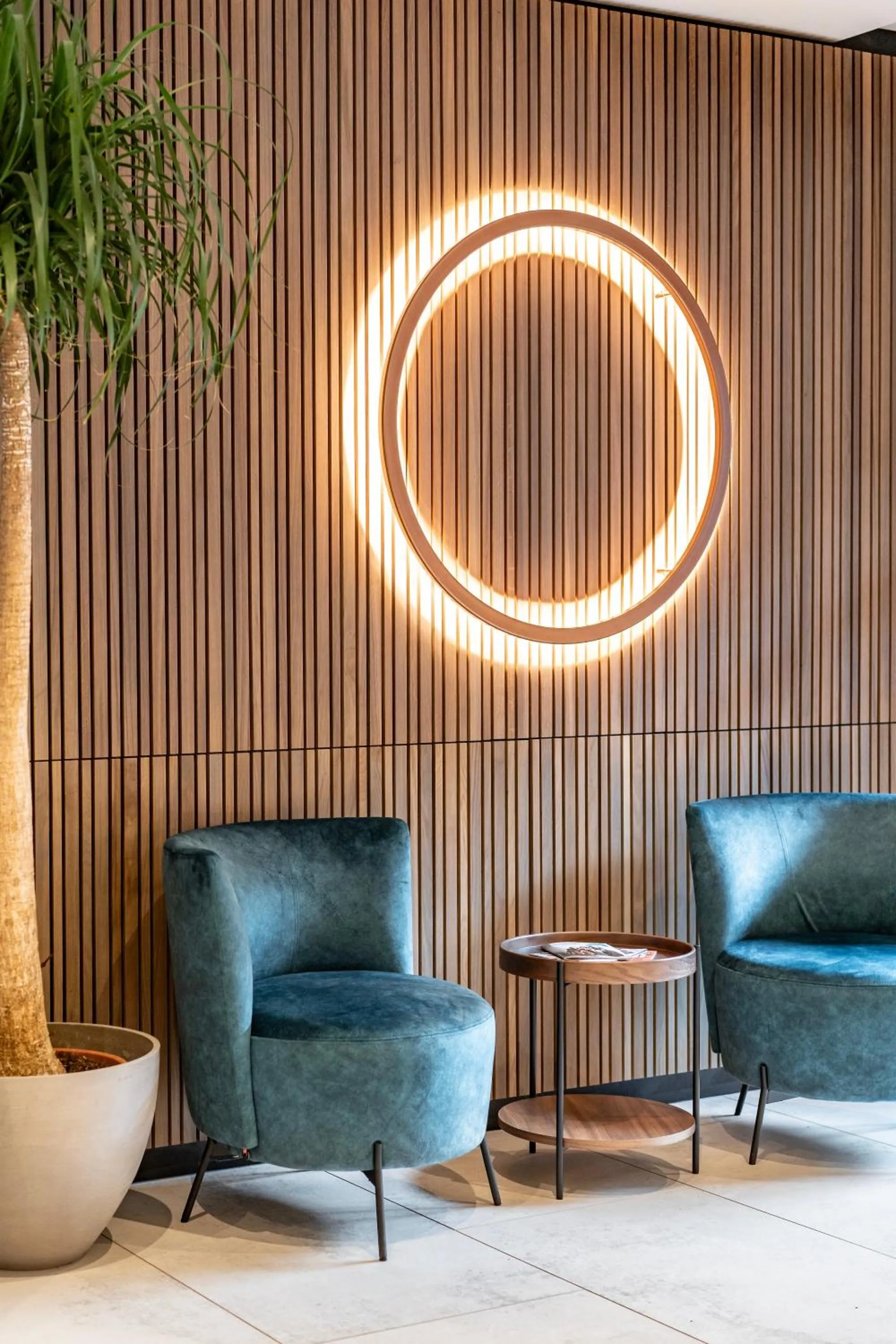 Lobby or reception in Hotel Lokomotive