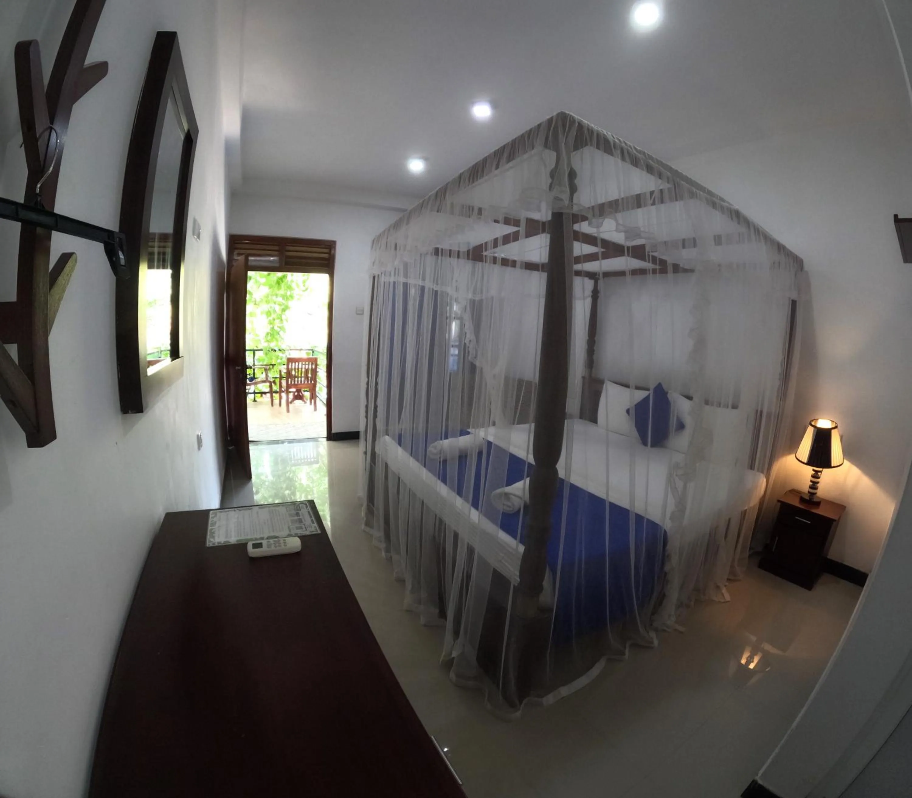 View (from property/room), Bed in Mirissa Blue Whale Holiday Hotel