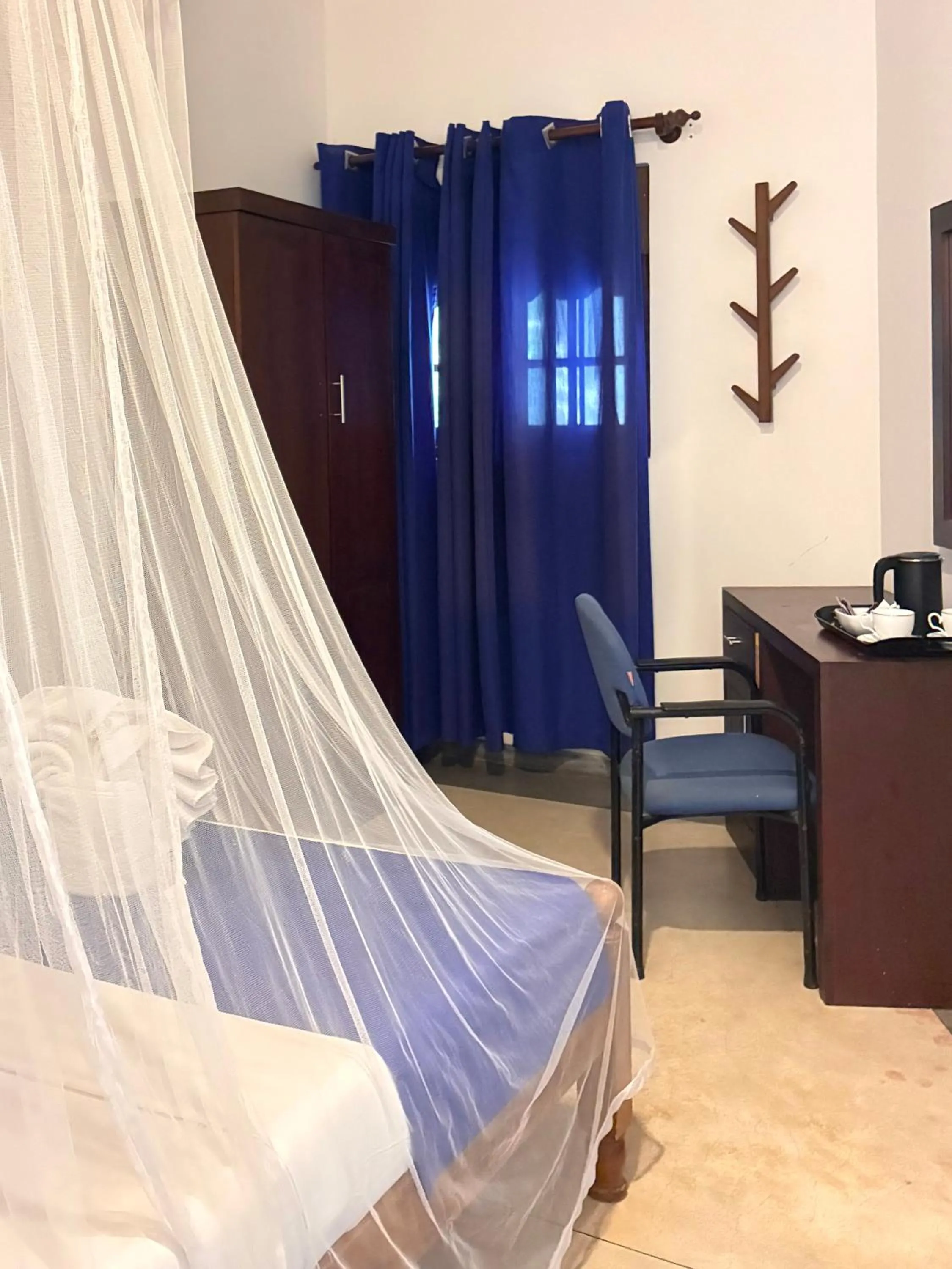 Bedroom, Bed in Mirissa Blue Whale Holiday Hotel