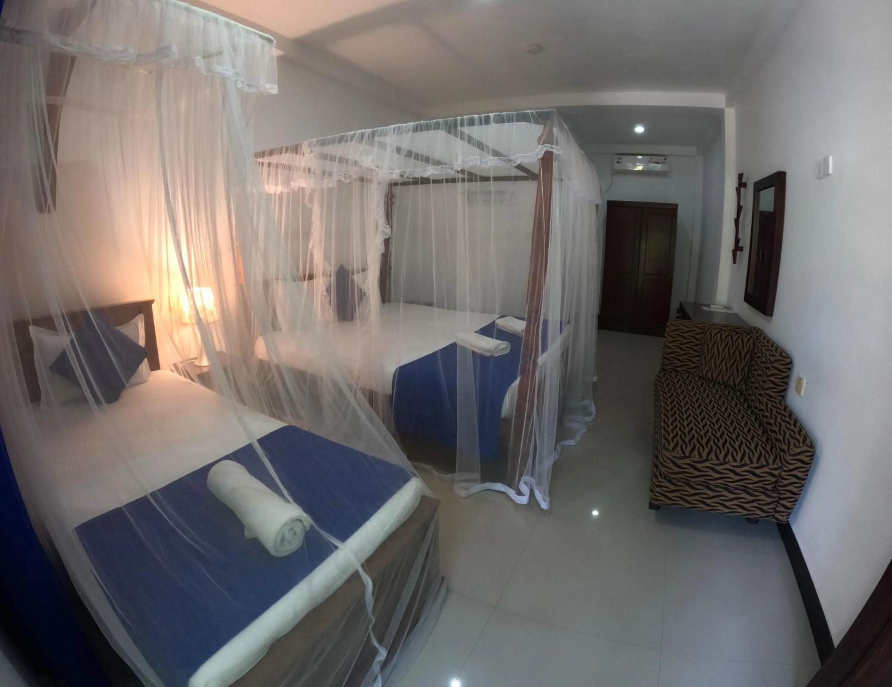 Bedroom, Bed in Mirissa Blue Whale Holiday Hotel