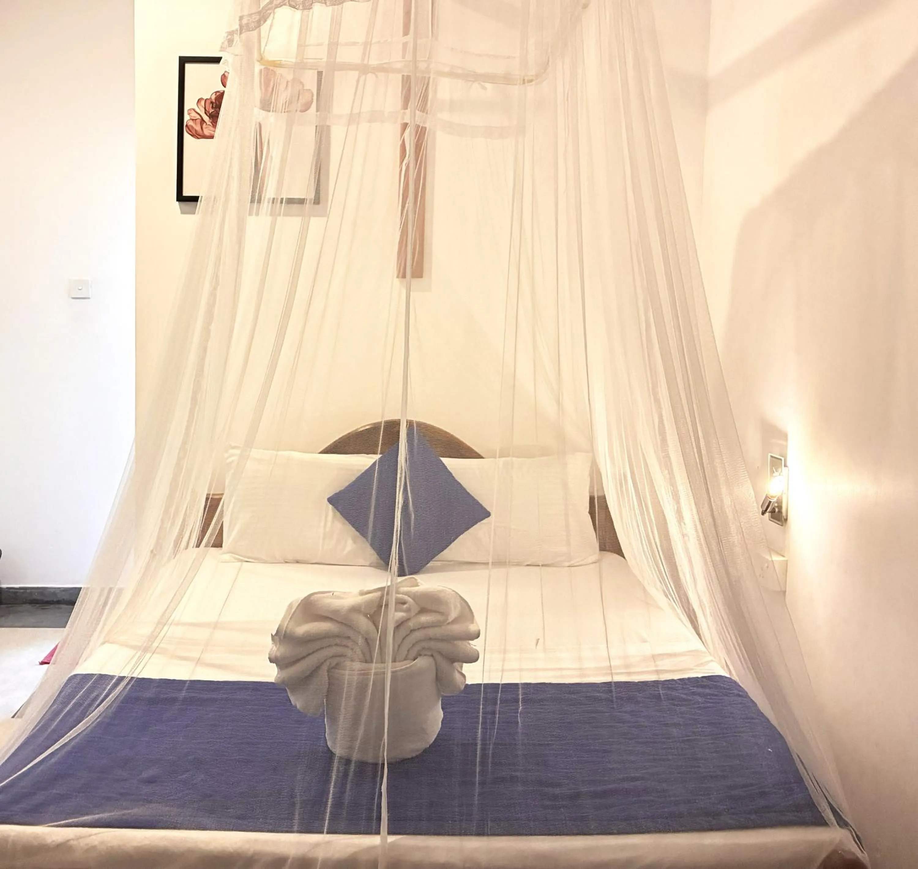 Bedroom, Bed in Mirissa Blue Whale Holiday Hotel