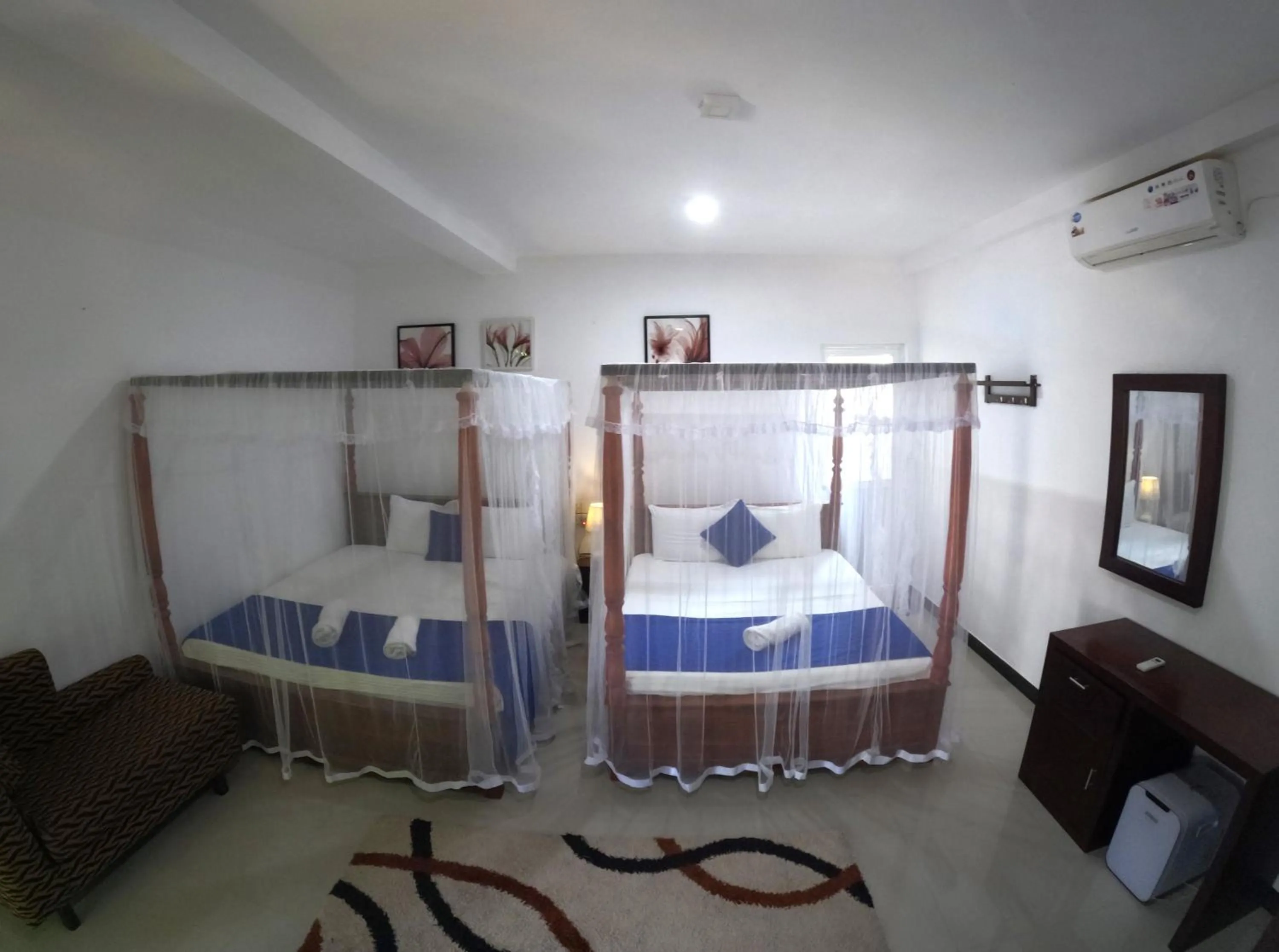 Bedroom, Bed in Mirissa Blue Whale Holiday Hotel