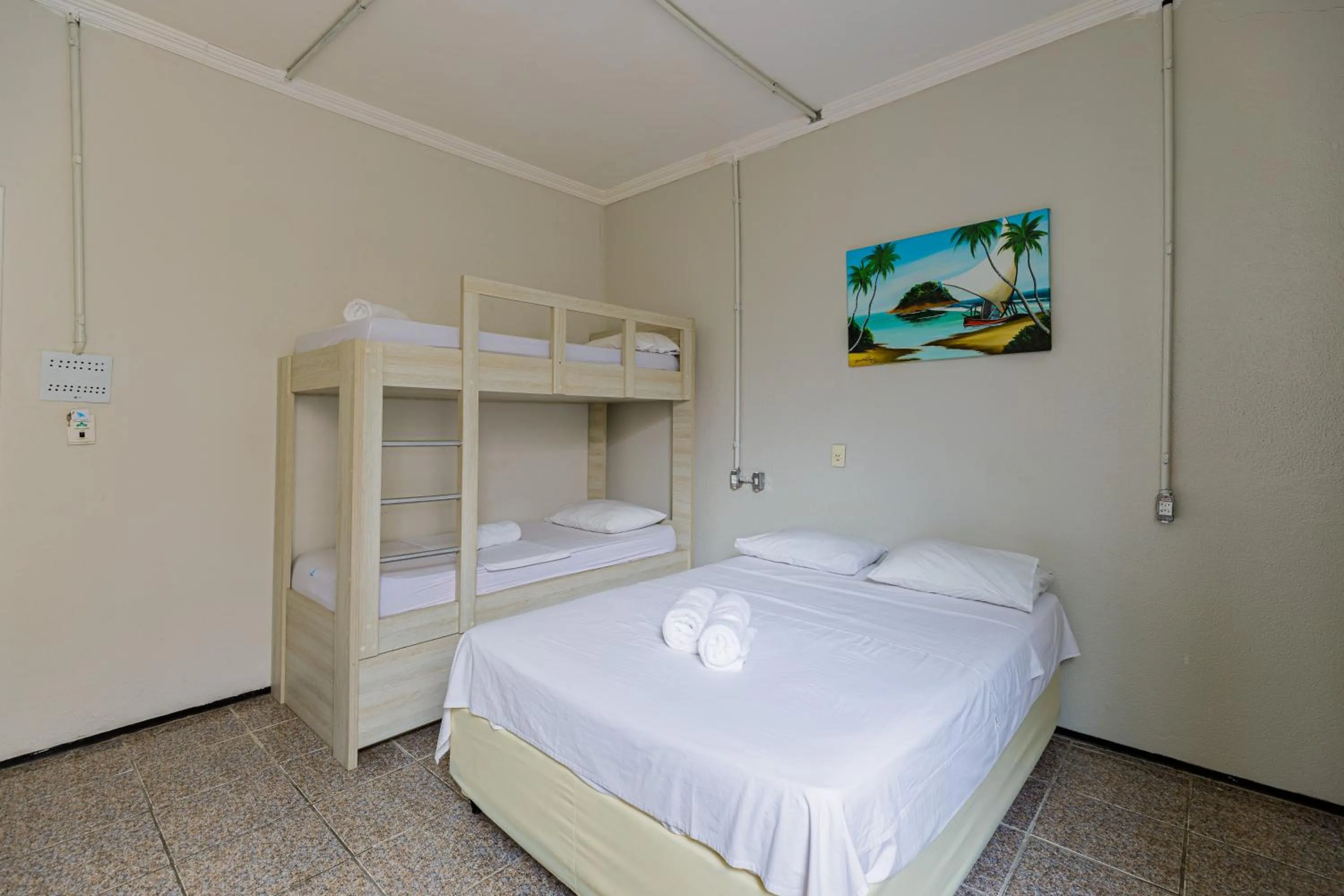 Bed in Hotel Meireles