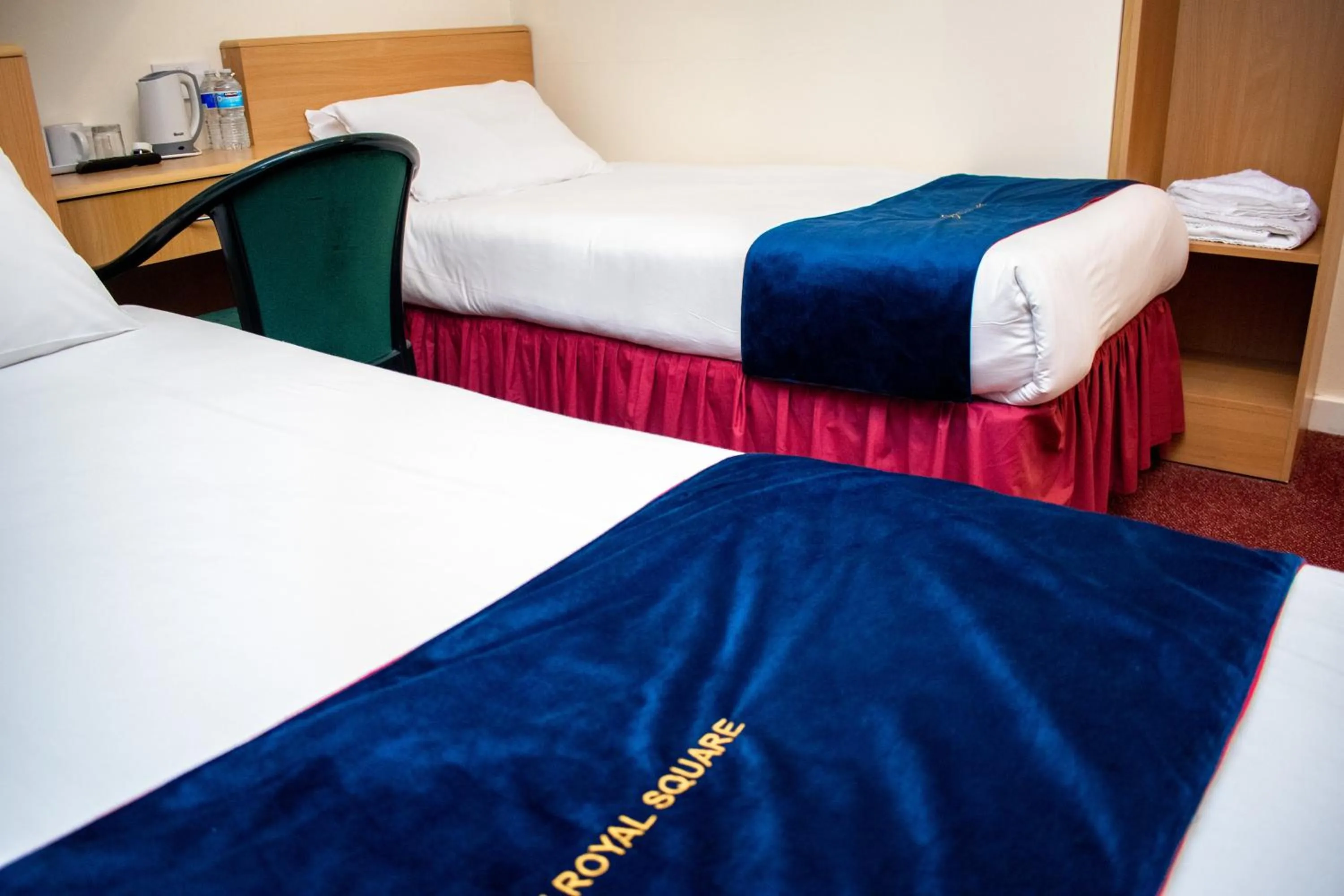 Bed in Royal Square Hotel - NEC & Birmingham Airport