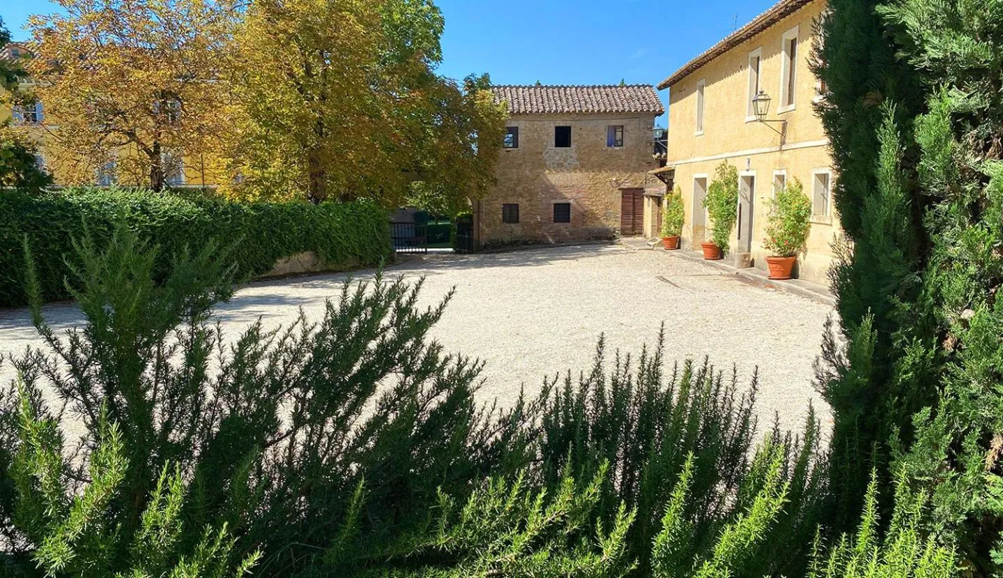 Garden view in Palazzo Di Bagnaia