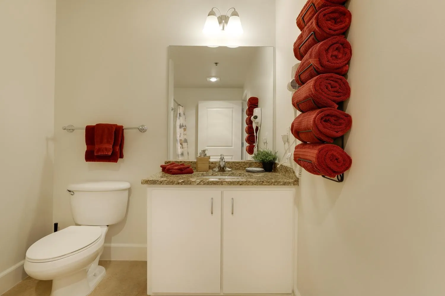 Bathroom in Renu Suites at The Burlington Portland