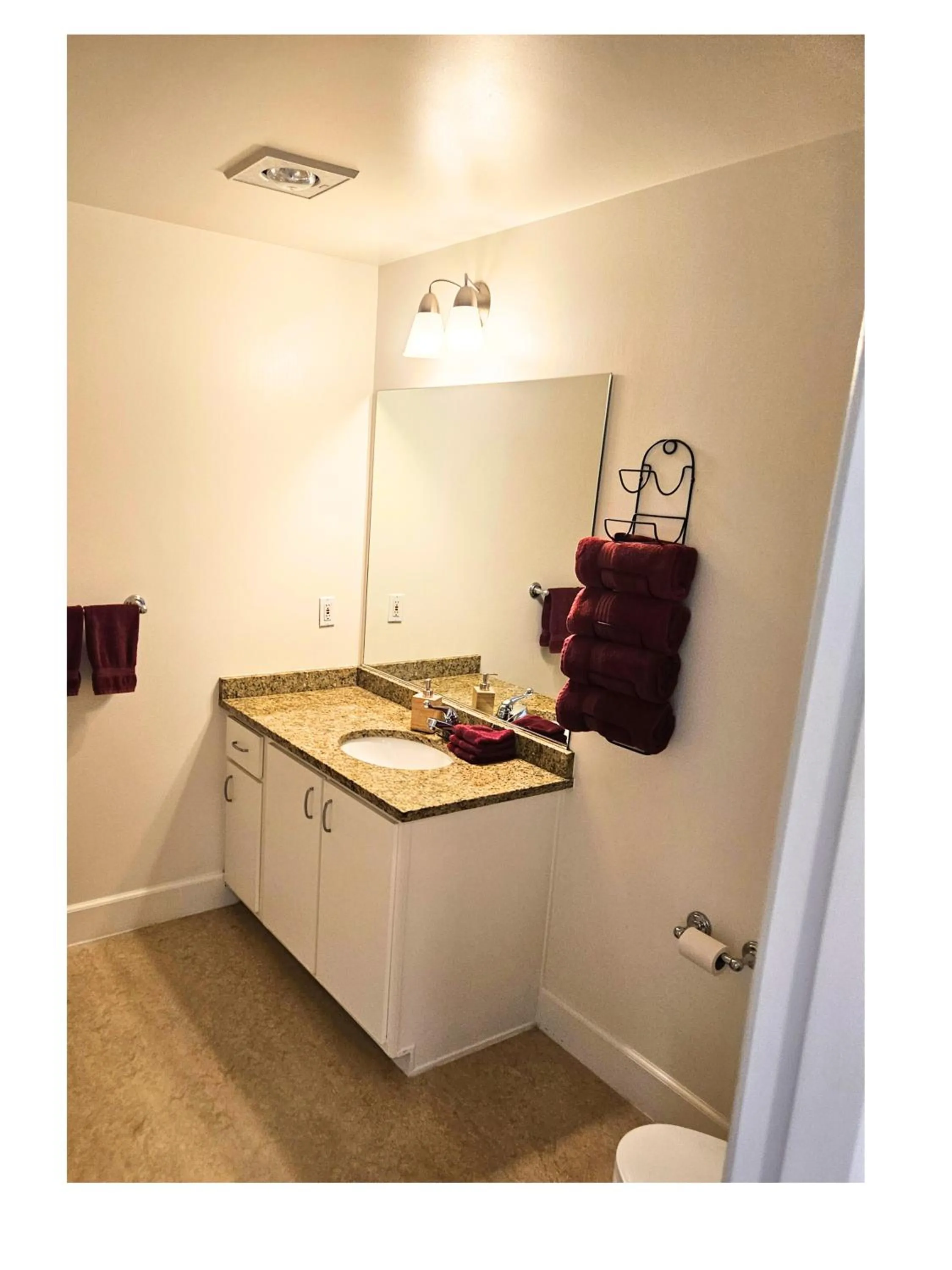 Bathroom in Renu Suites at The Burlington Portland