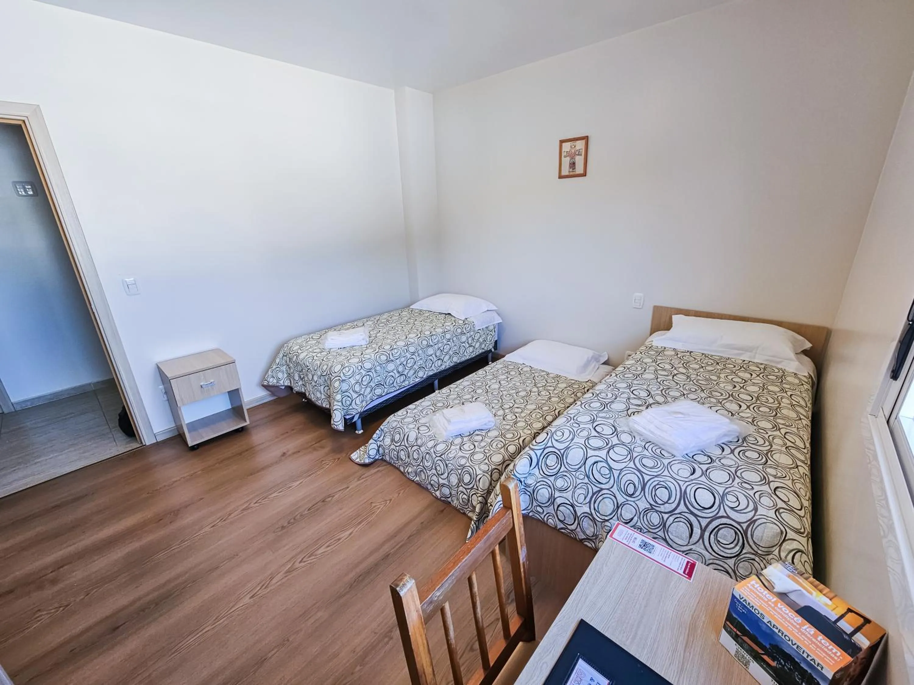 Bed in Pousada Bom Pastor