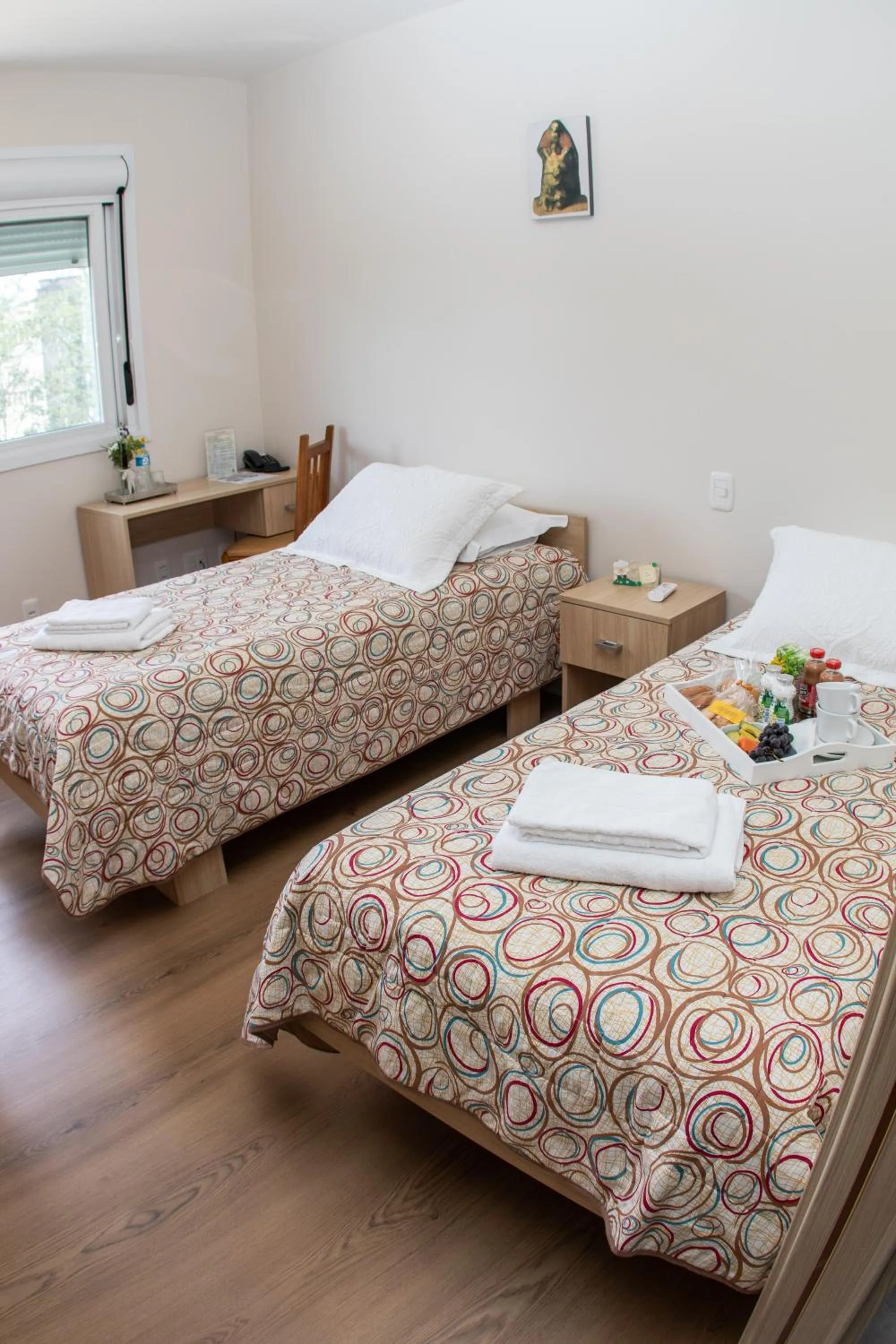 Bed in Pousada Bom Pastor