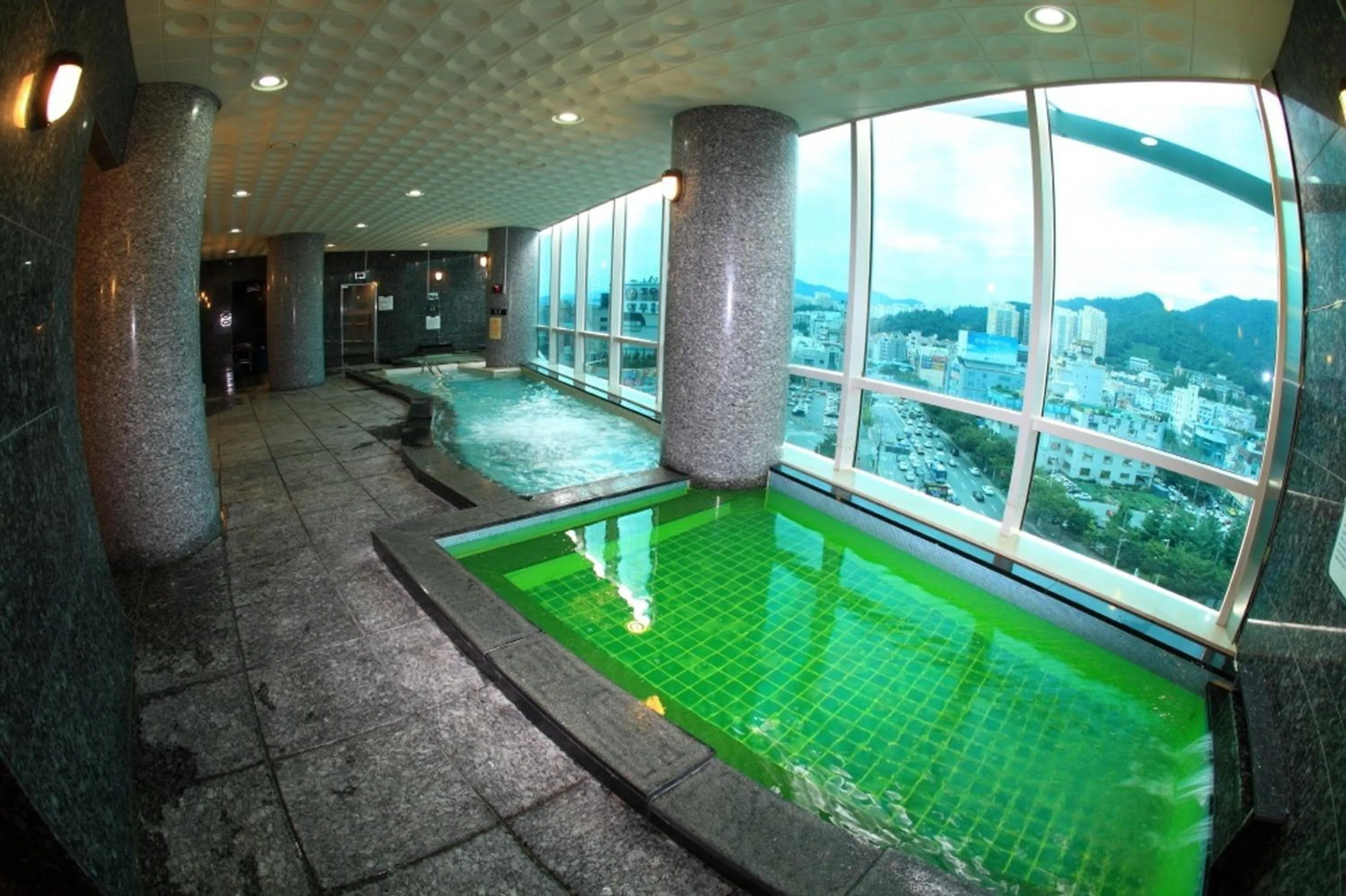 Sauna in Ecograd Hotel