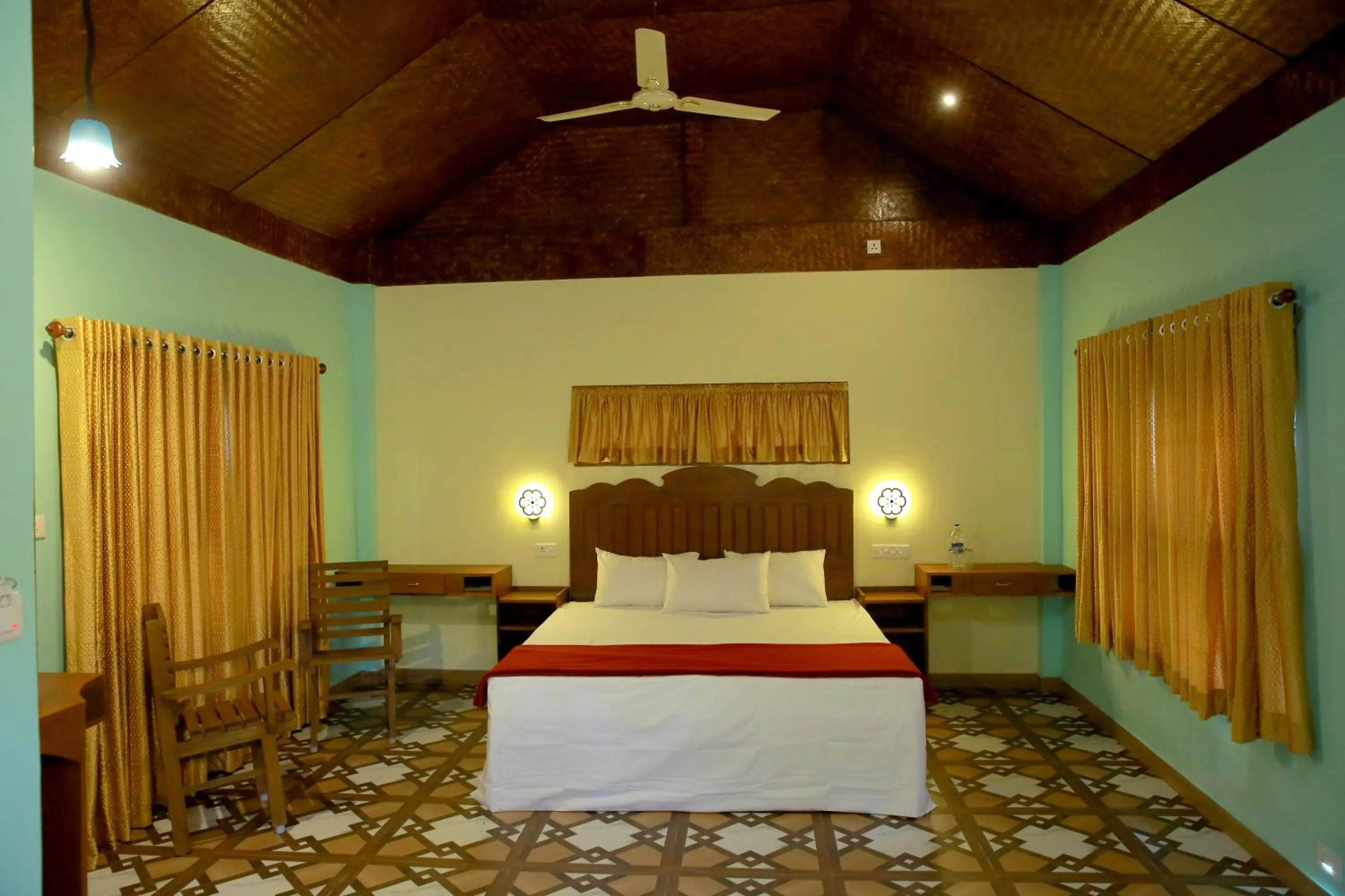 Bedroom, Bed in Snow Hills Nature Resort, Thekkady