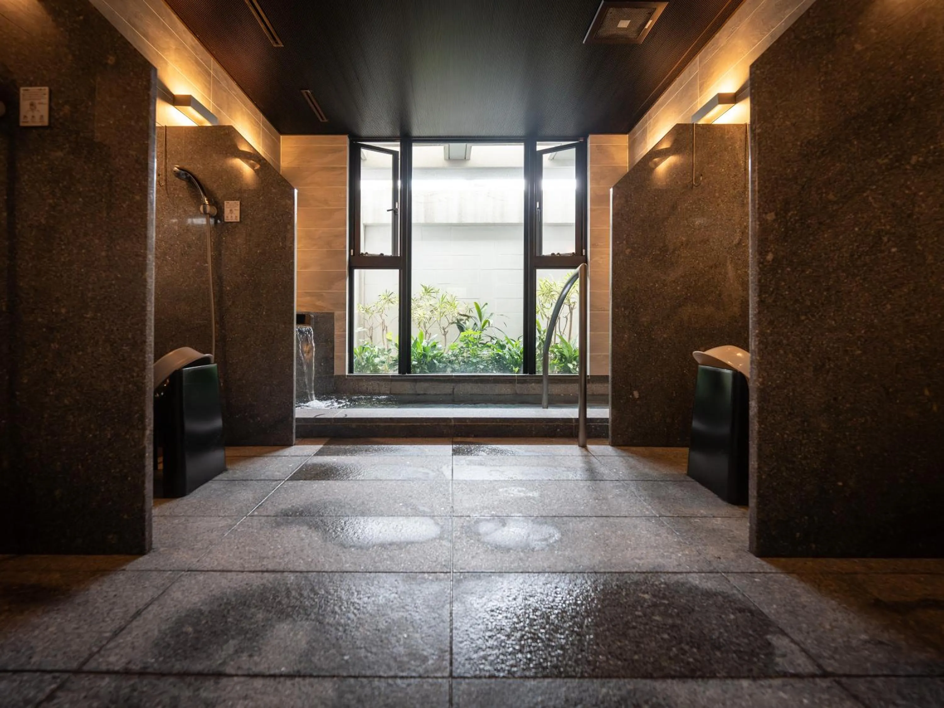 Public Bath in Tabino Hotel lit Miyakojima