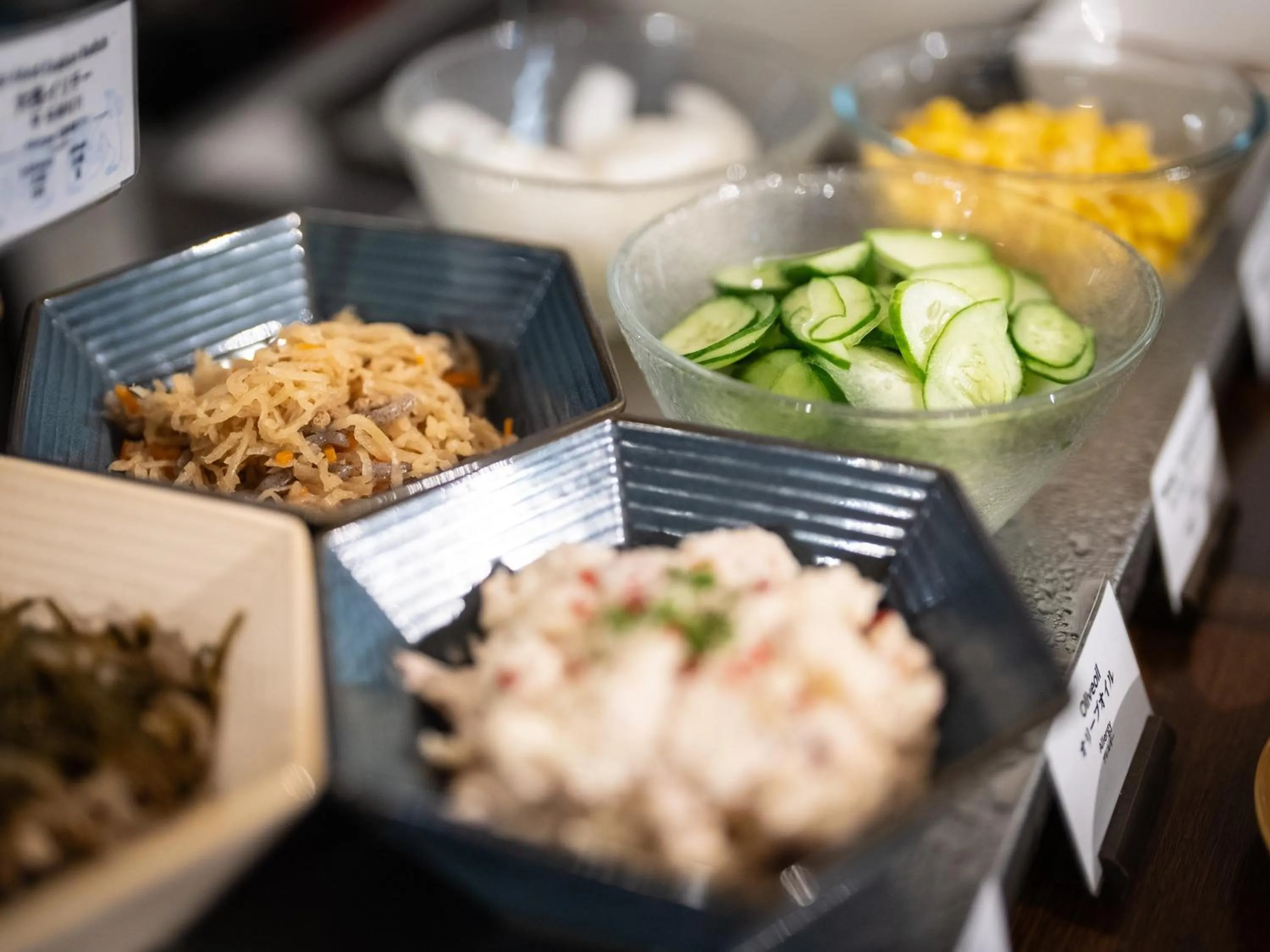 Buffet breakfast in Tabino Hotel lit Miyakojima