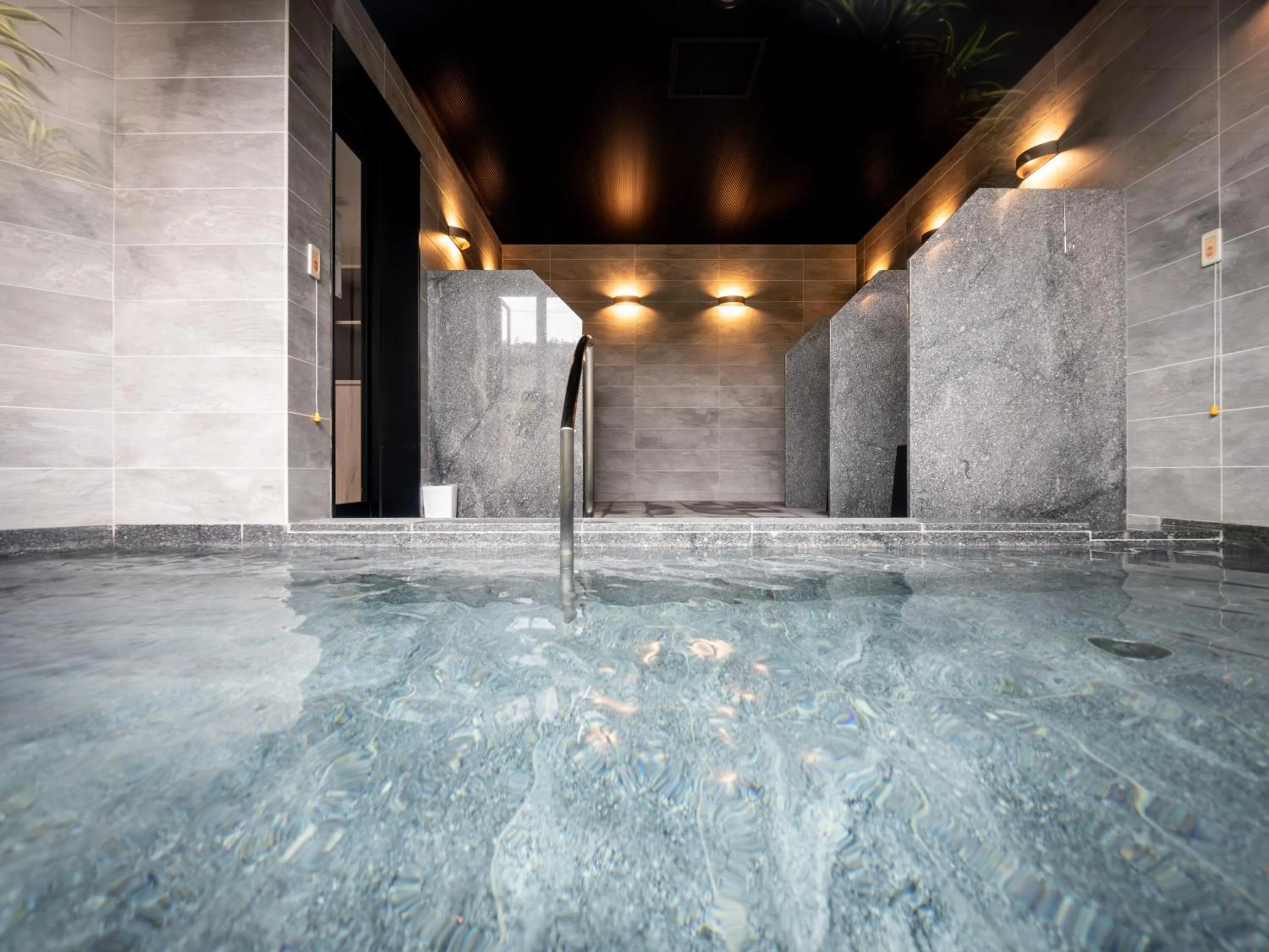 Public Bath in Tabino Hotel lit Miyakojima