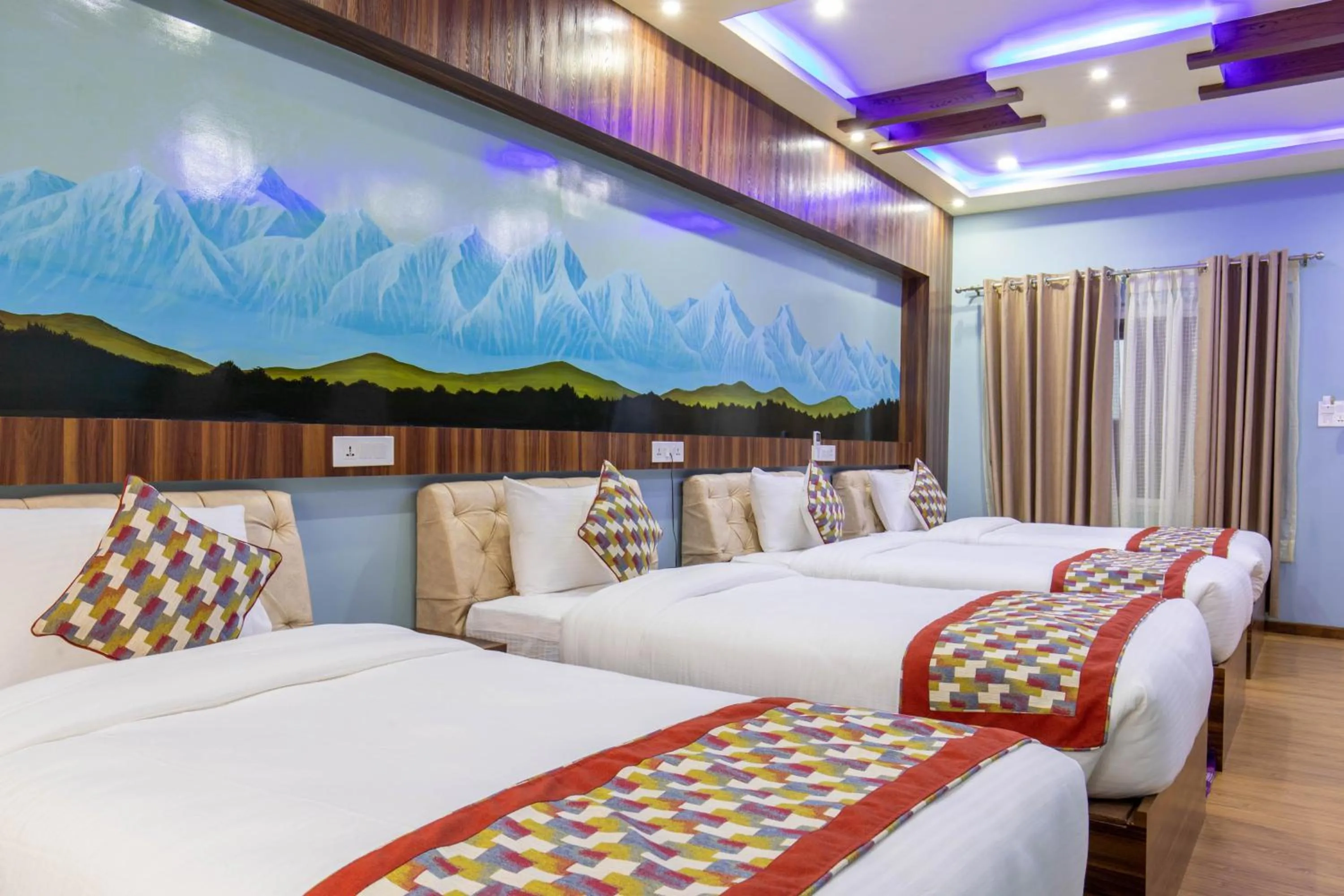 Bed in Siddhartha Hotel Grand City