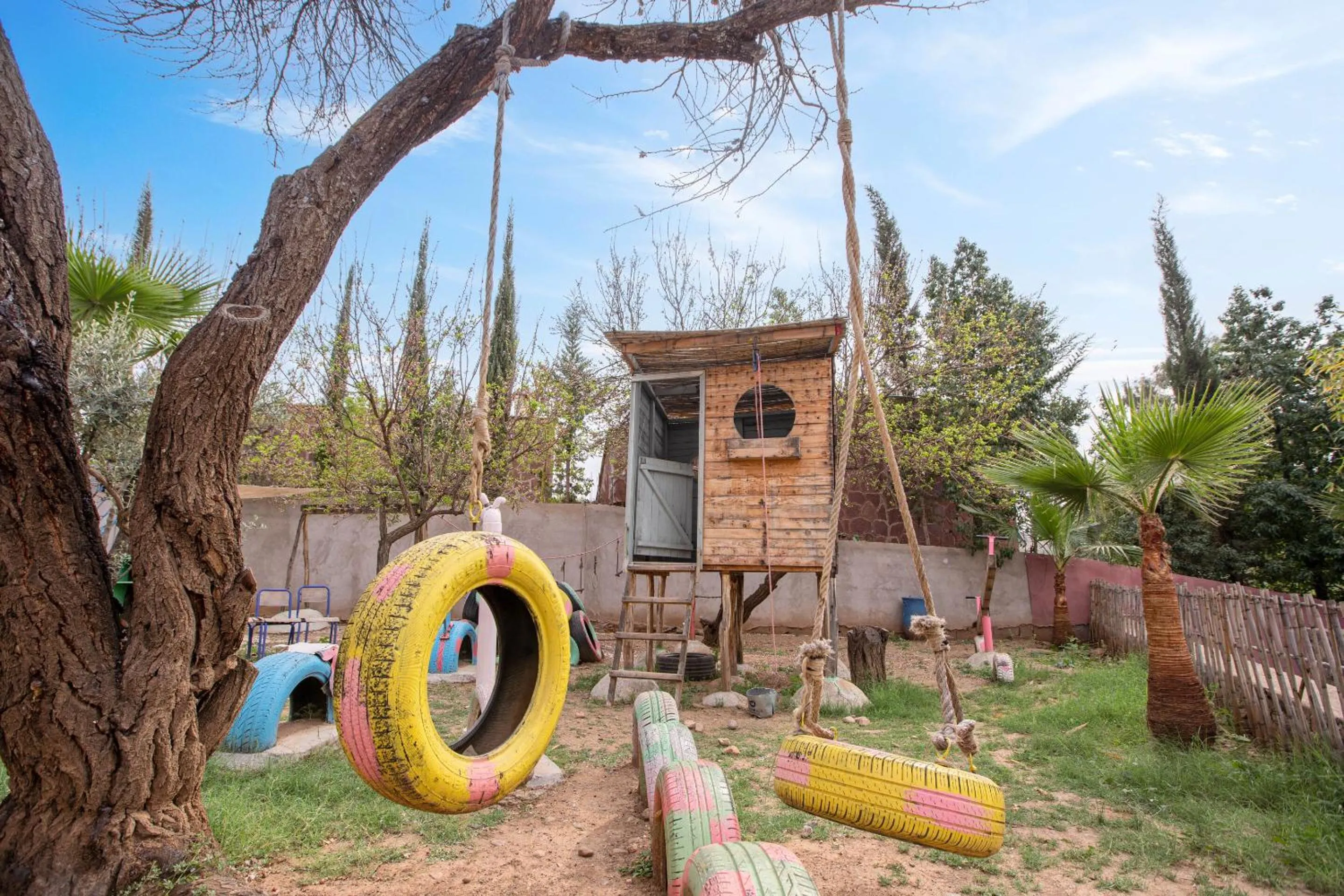Children play ground in La Fattoria Ecolodge