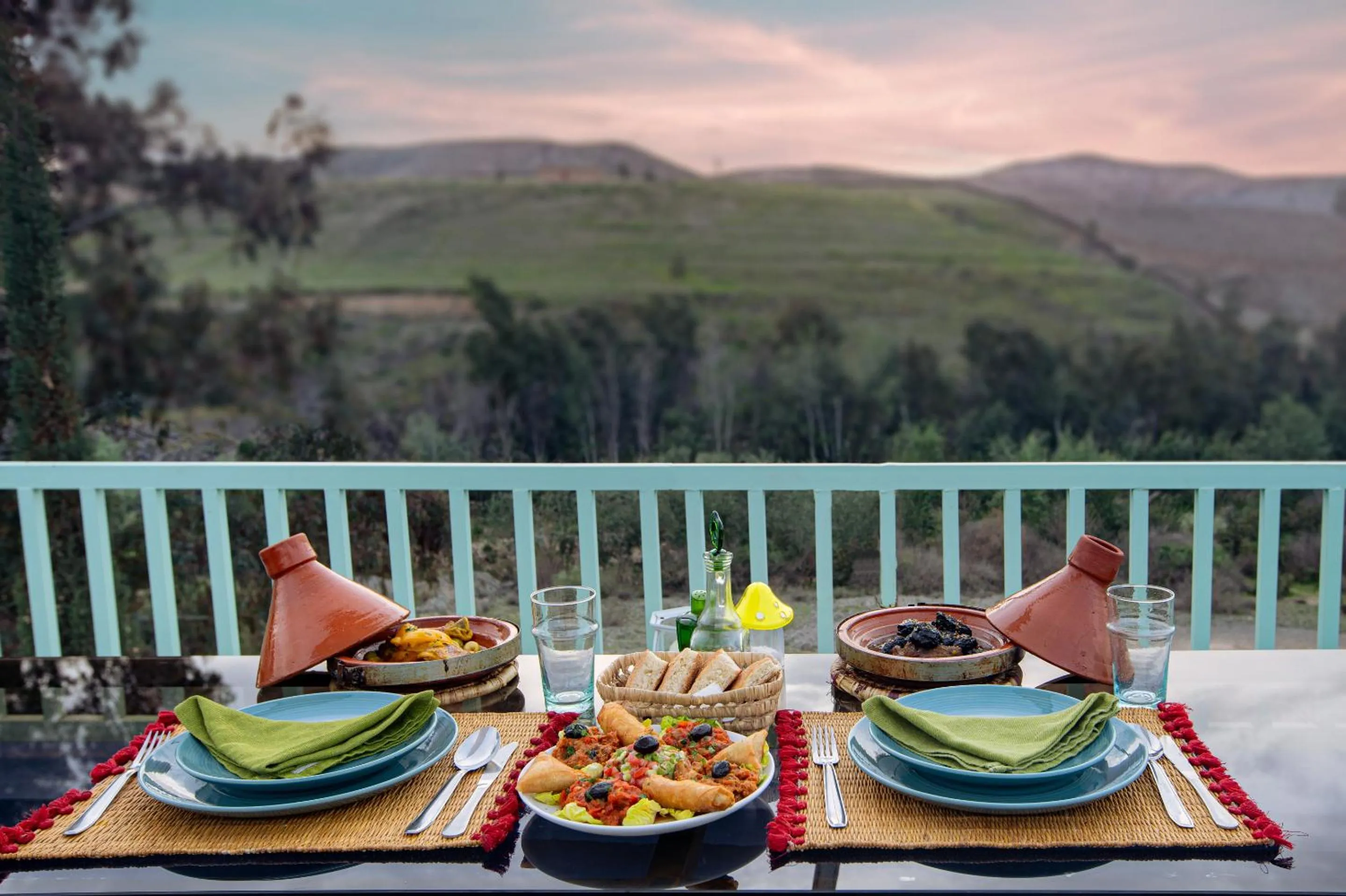 Food and drinks in La Fattoria Ecolodge