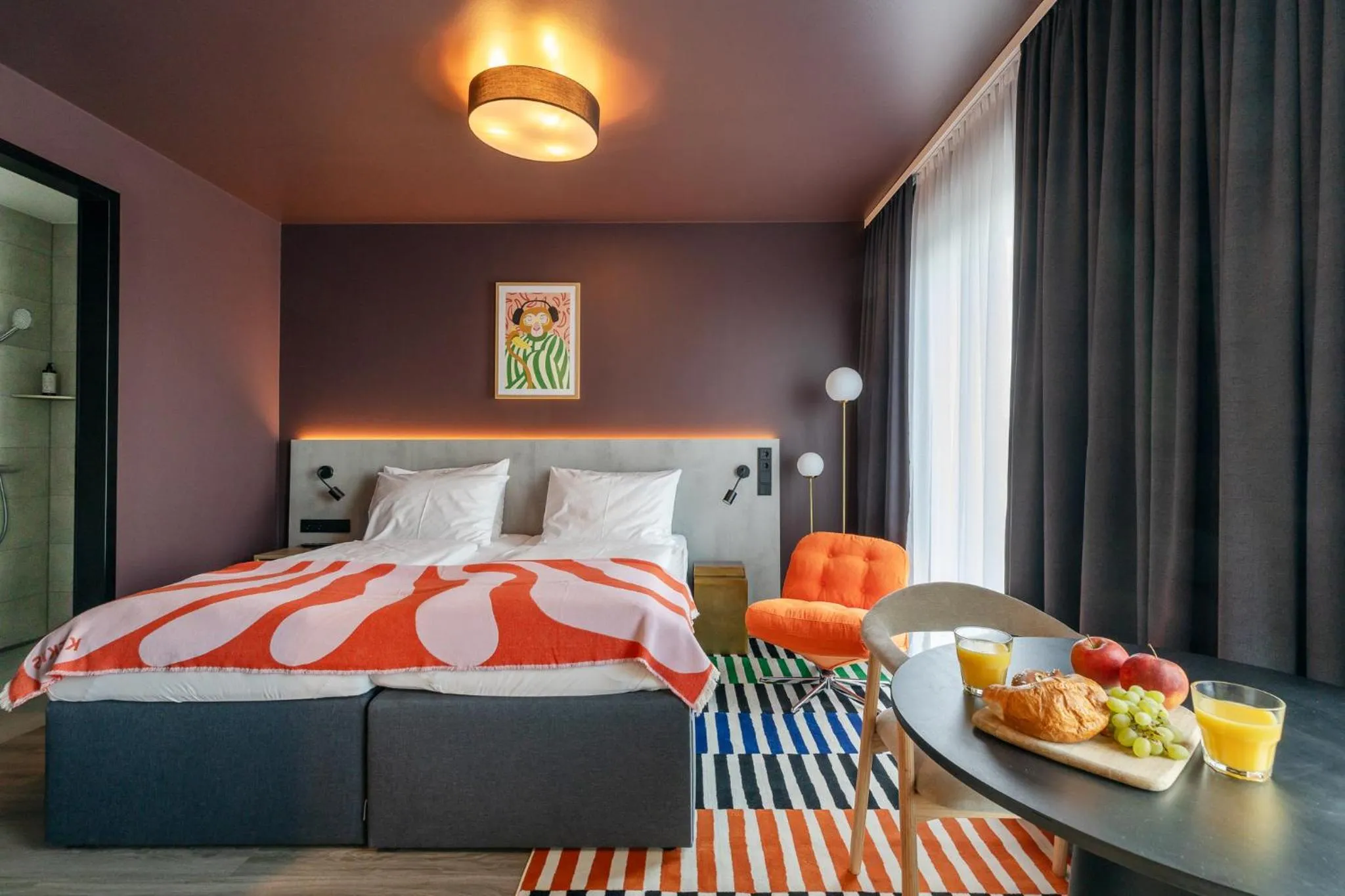 Photo of the whole room, Bed in kalm stay - munich east