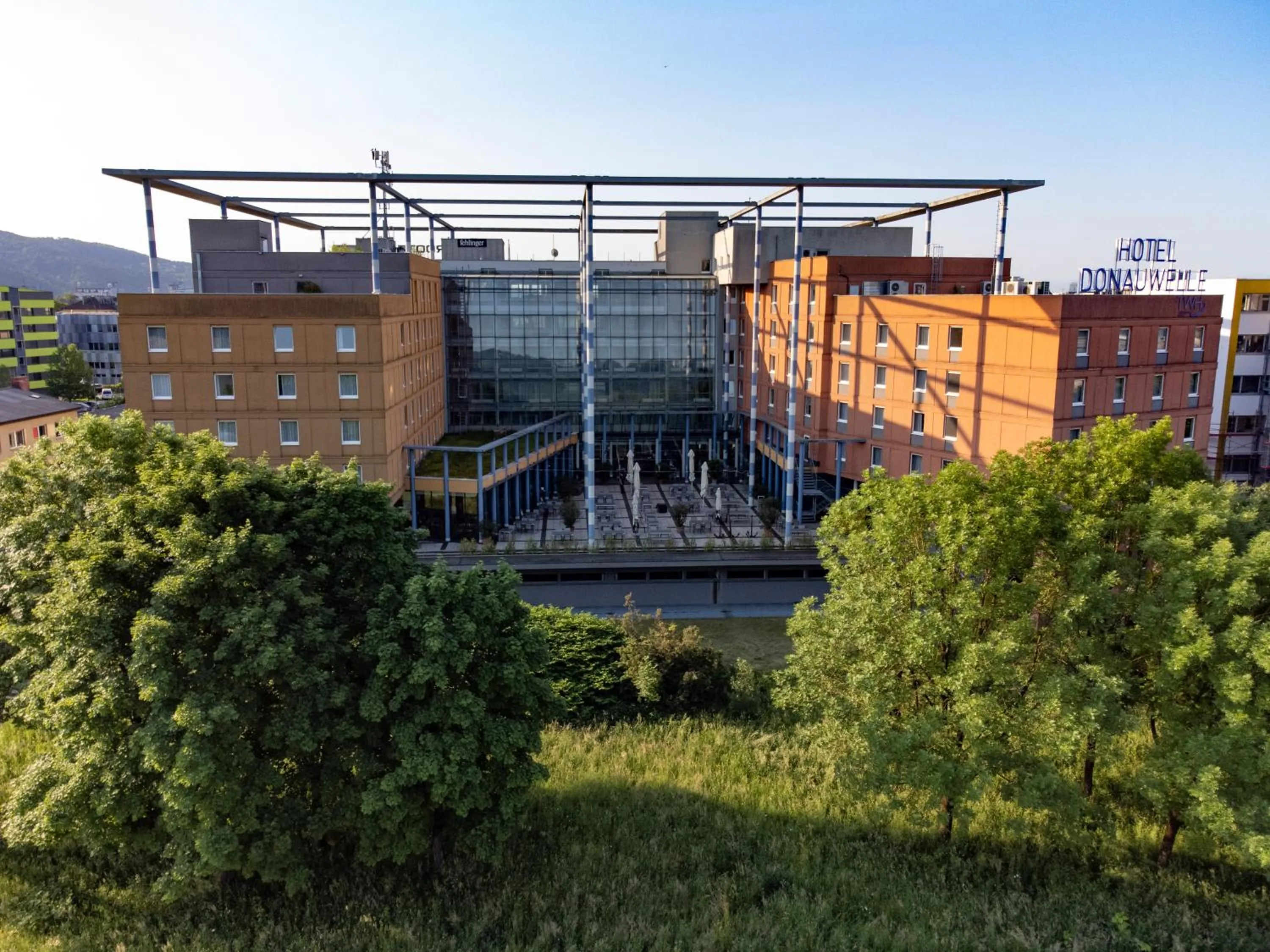 Off site in Trans World Hotel Donauwelle