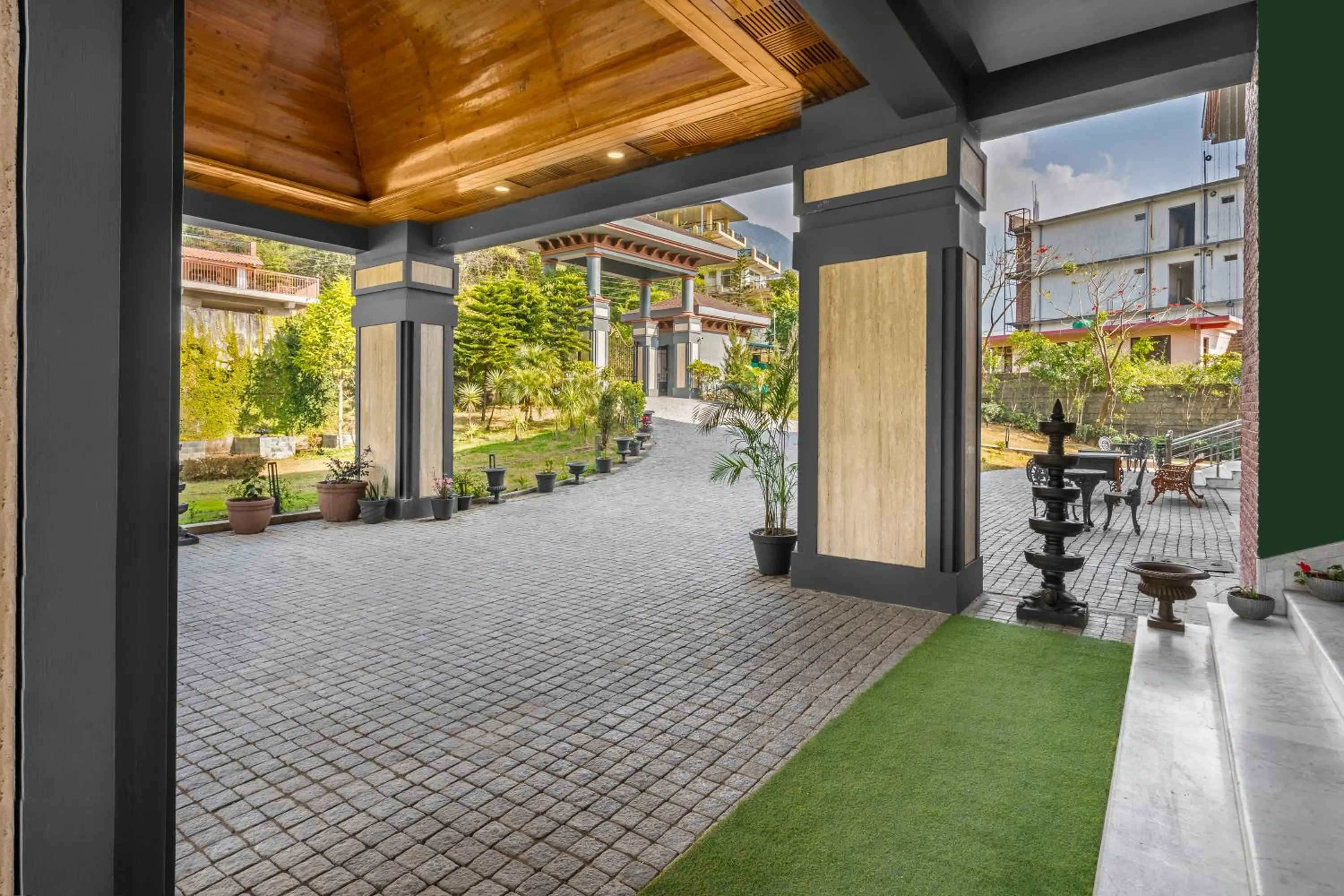 Facade/entrance in The Atman Dharamshala by Leisure Hotels