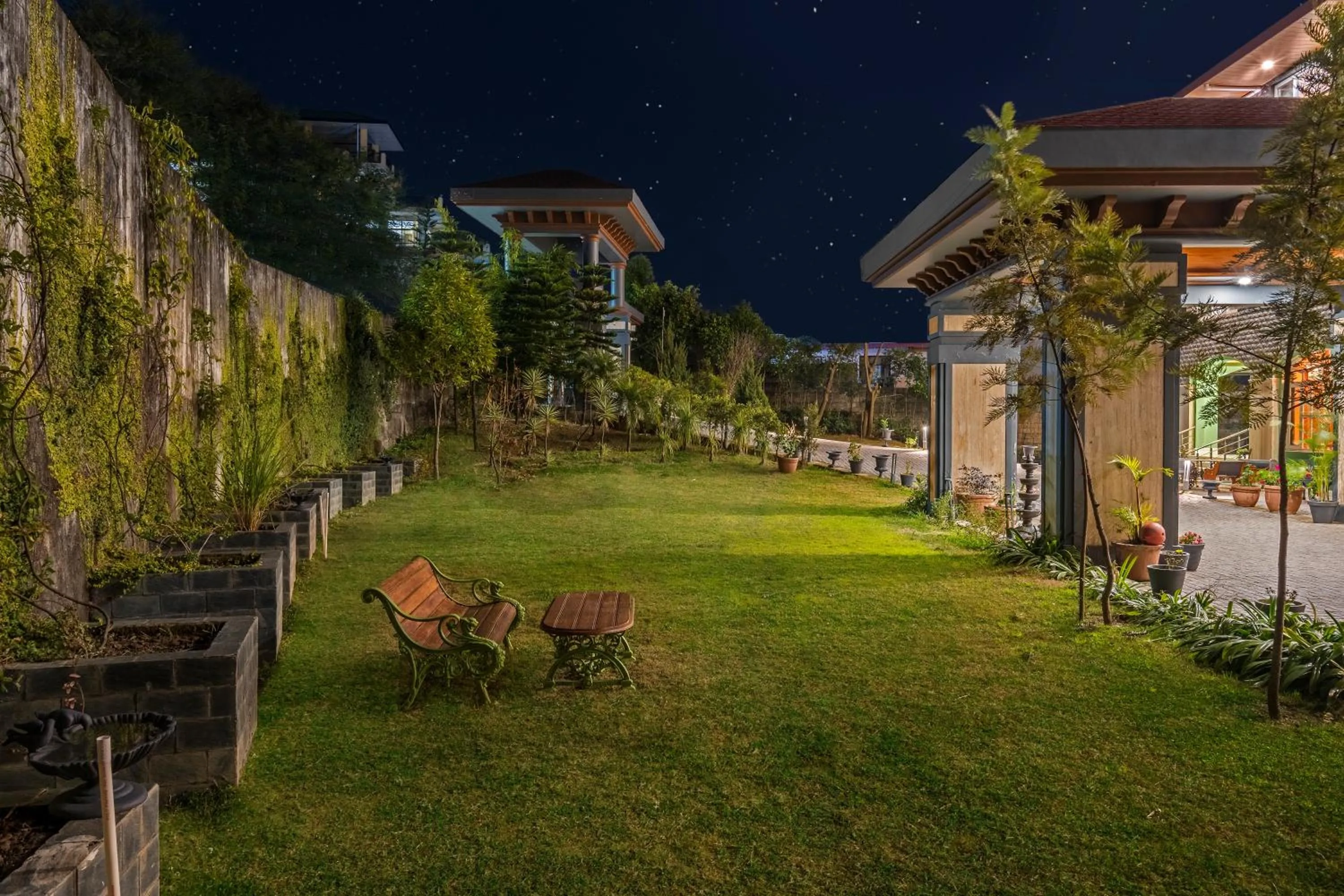 Garden in The Atman Dharamshala by Leisure Hotels