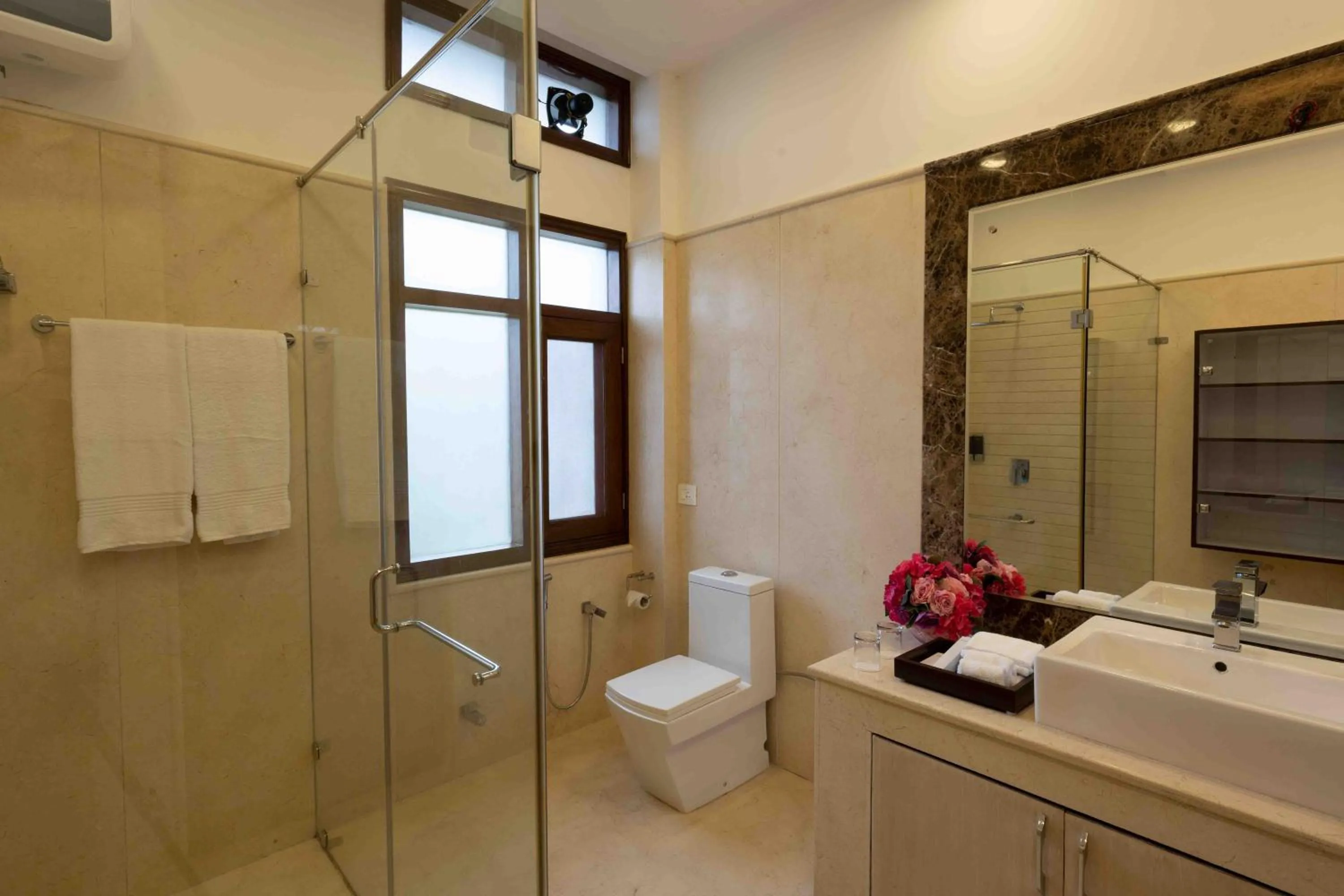 Bathroom in The Atman Dharamshala by Leisure Hotels