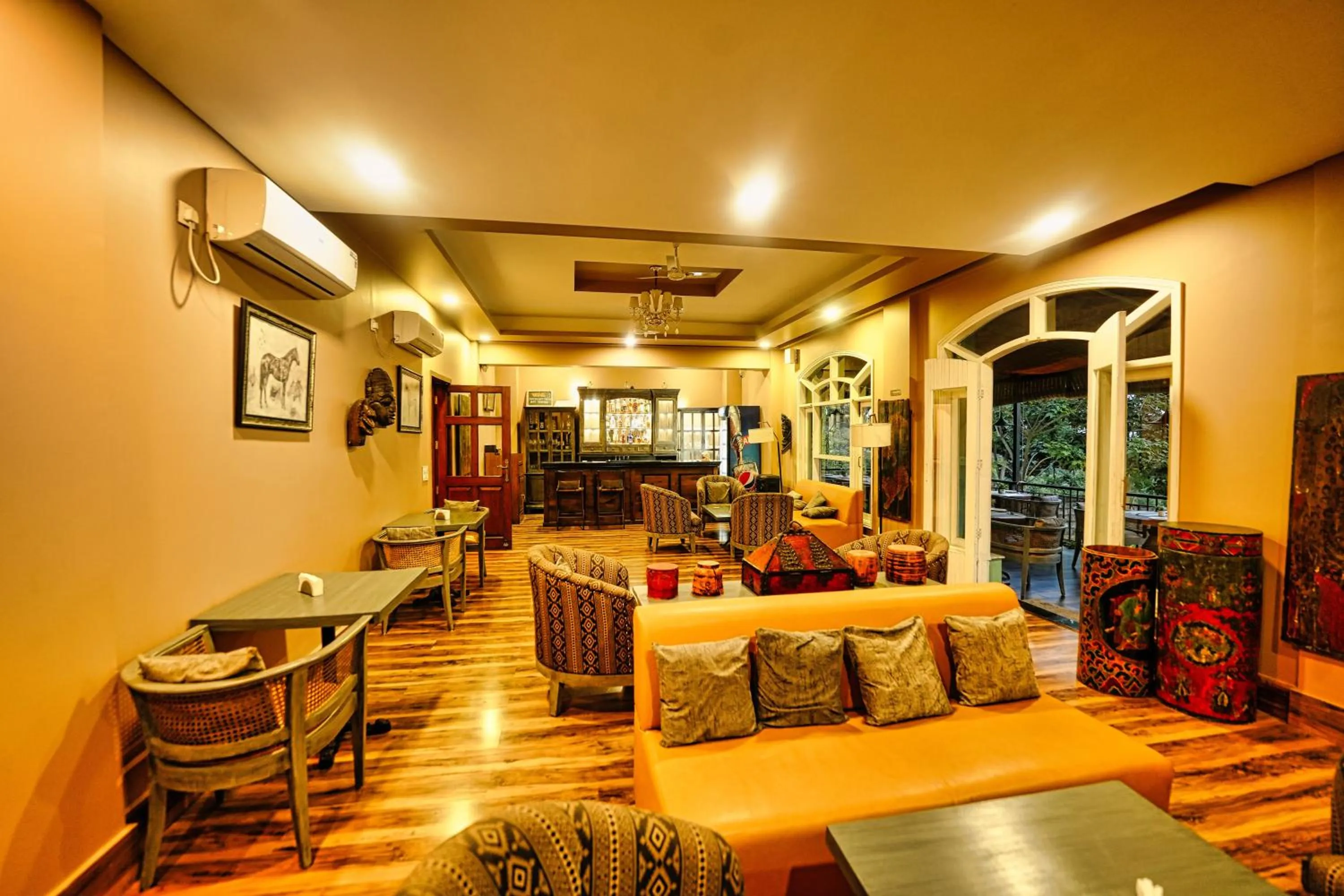 Lounge or bar in The Atman Dharamshala by Leisure Hotels