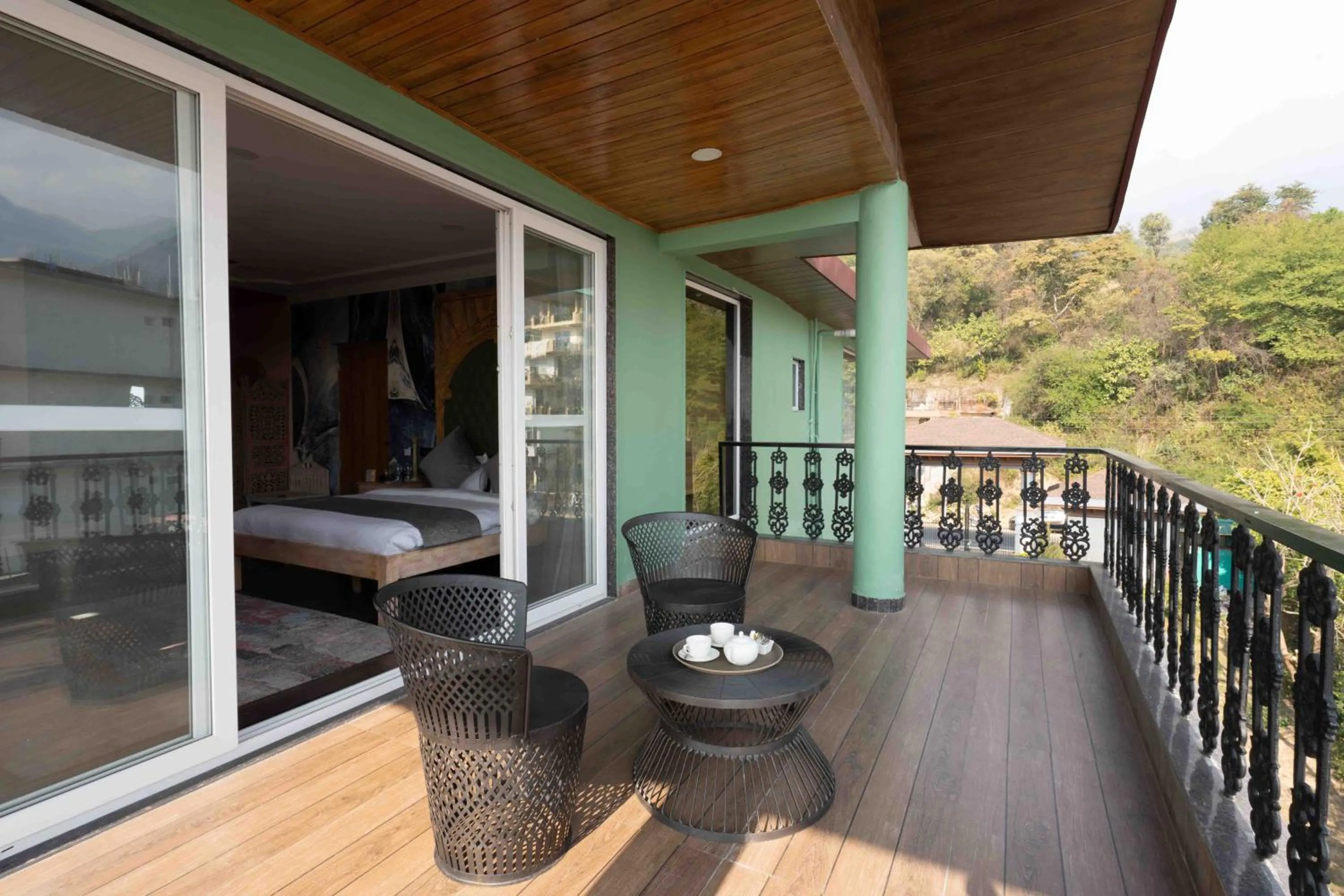 Balcony/Terrace in The Atman Dharamshala by Leisure Hotels