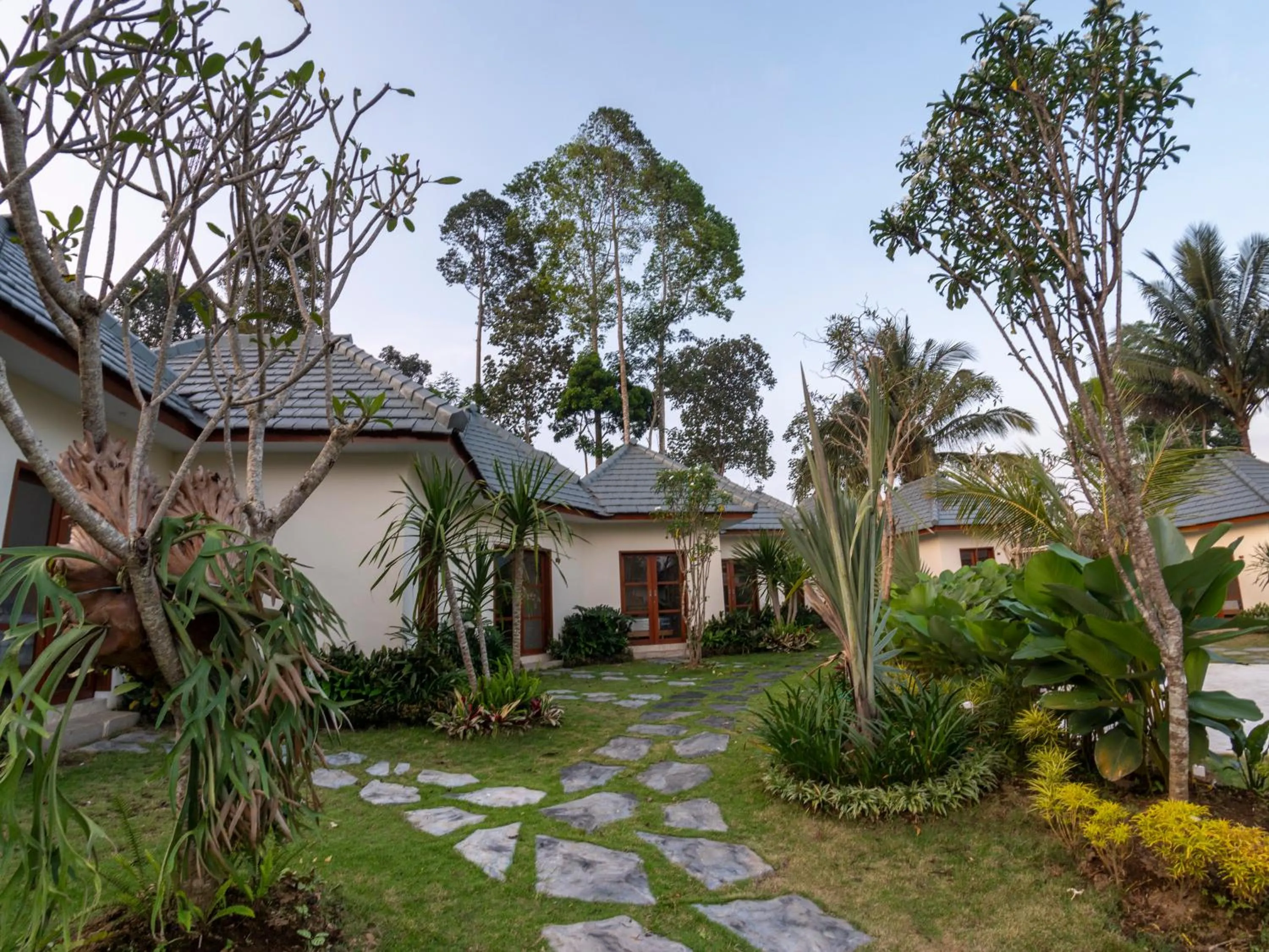 Inner courtyard view in Artha Cottages