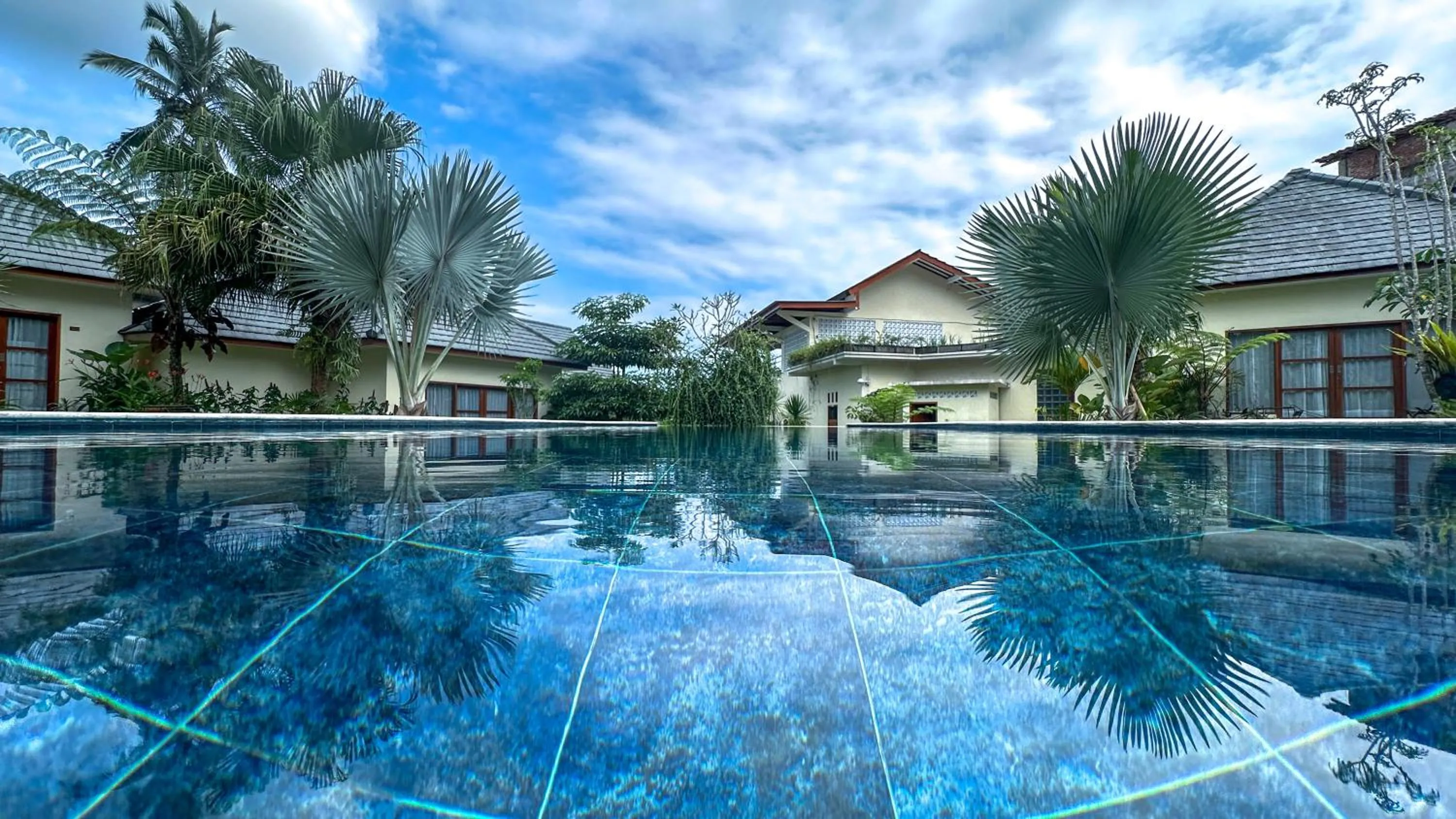 Swimming pool in Artha Cottages