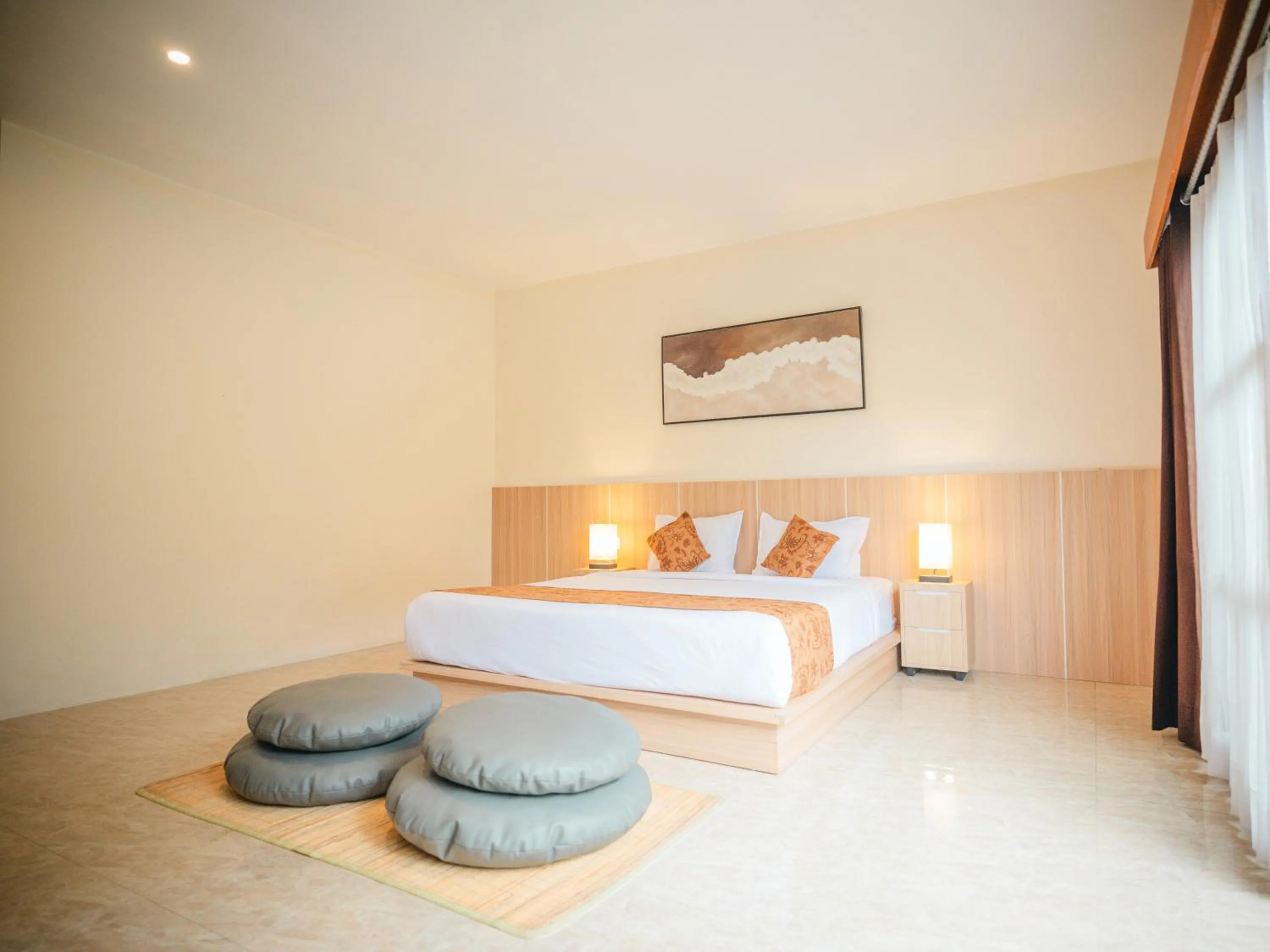 Bed in Artha Cottages