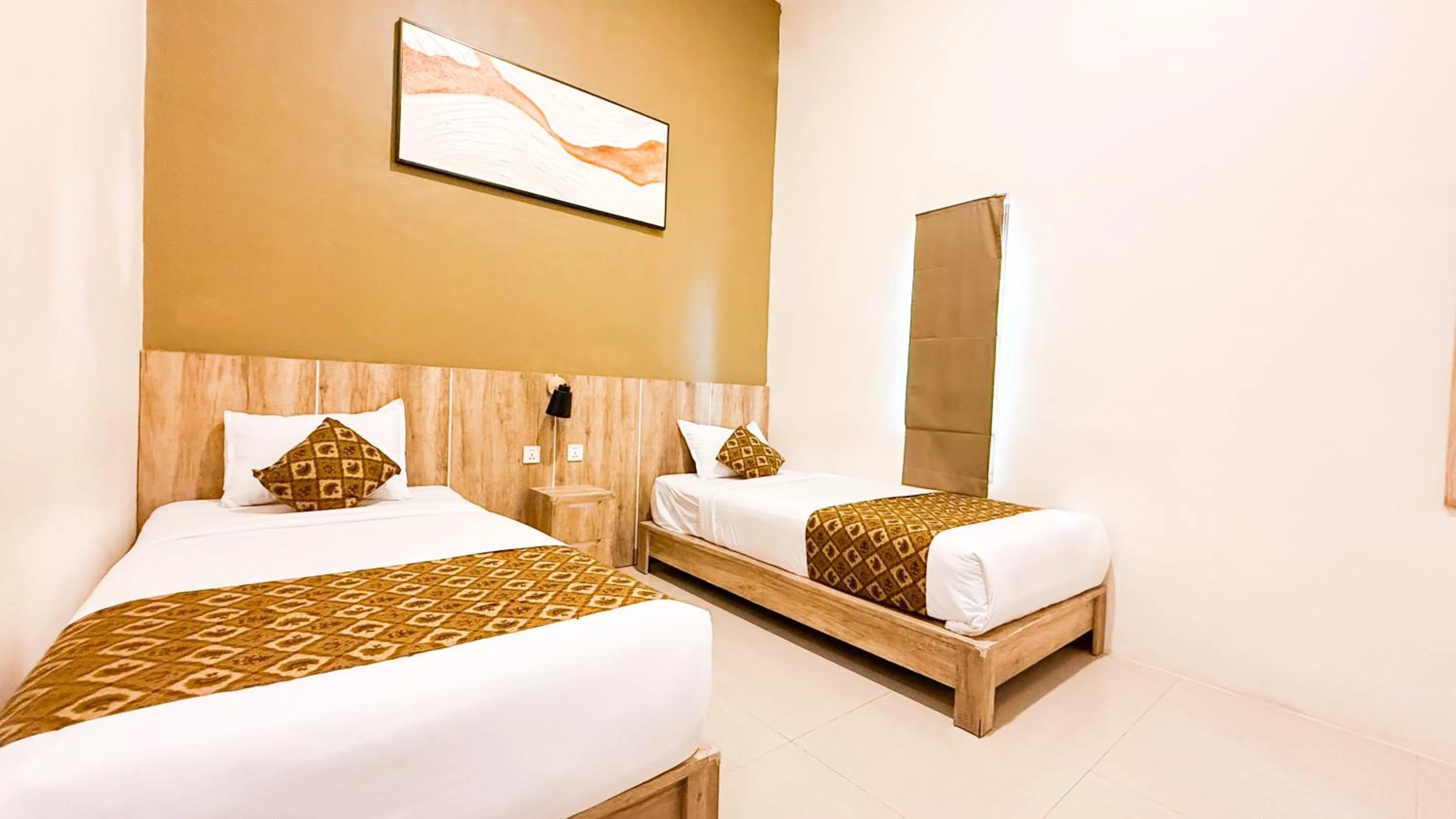 Bed in Artha Cottages