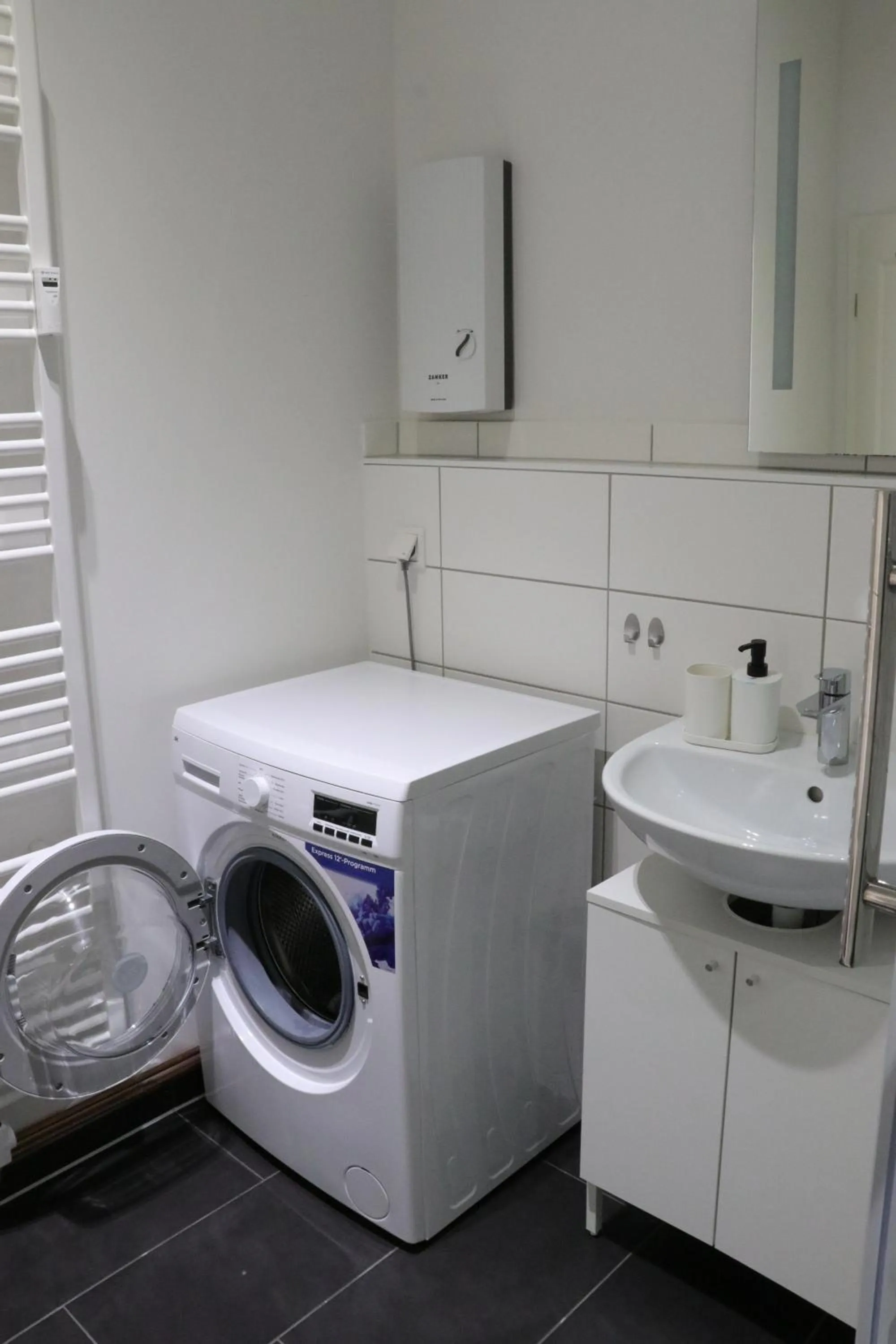 washing machine in Schlafkonzept Hannover