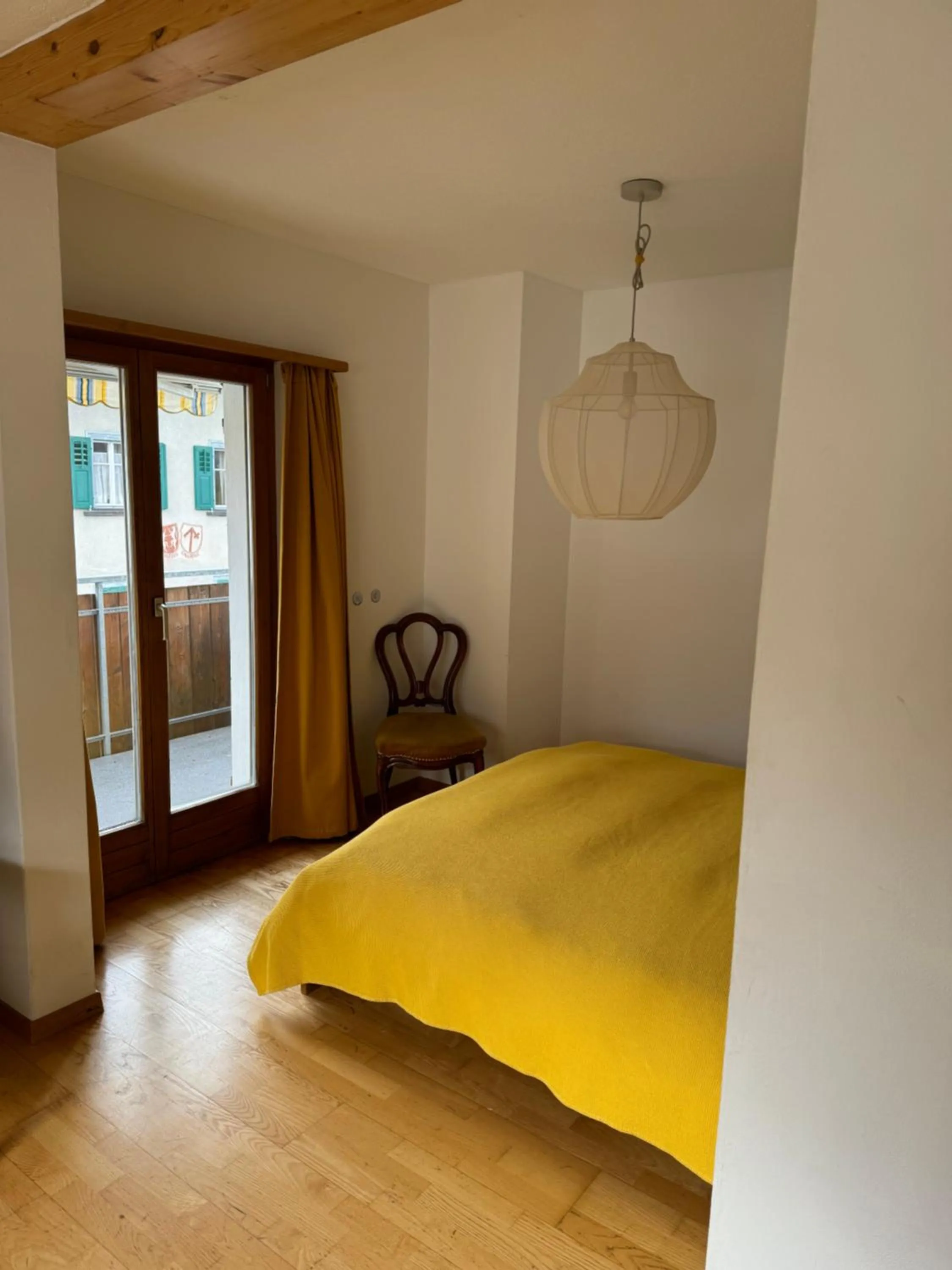 Photo of the whole room, Bed in Waldheim Laax Pension