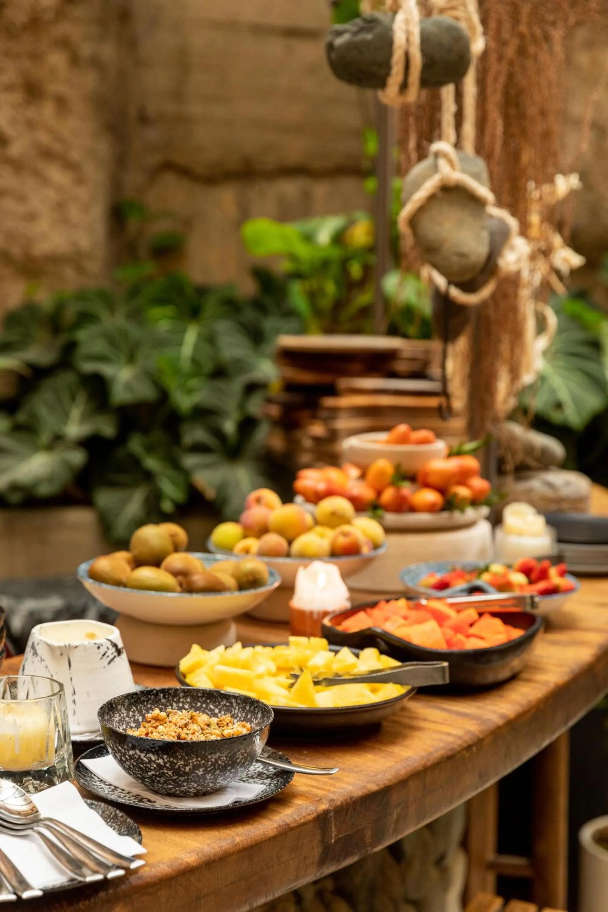 Buffet breakfast in 23 Hotel Medellin