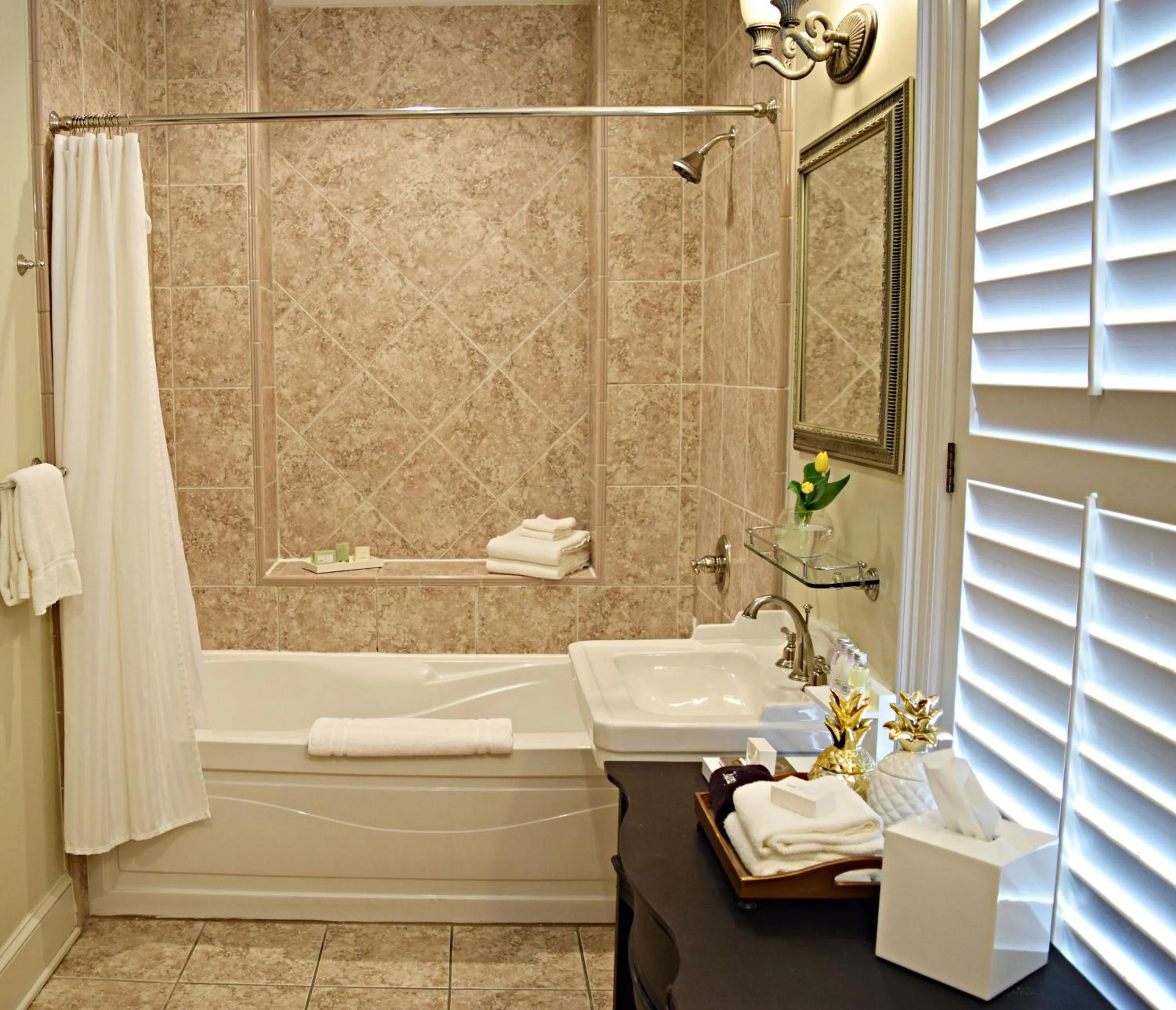 Shower in JH Adams Inn, Trademark Collection by Wyndham