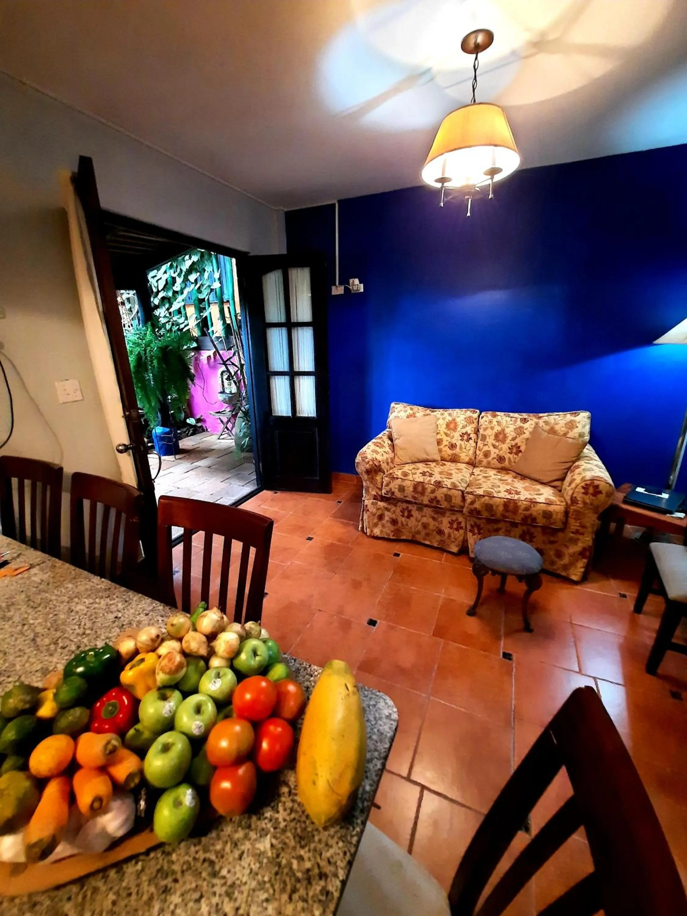 Living room in Cabañas San Miguel