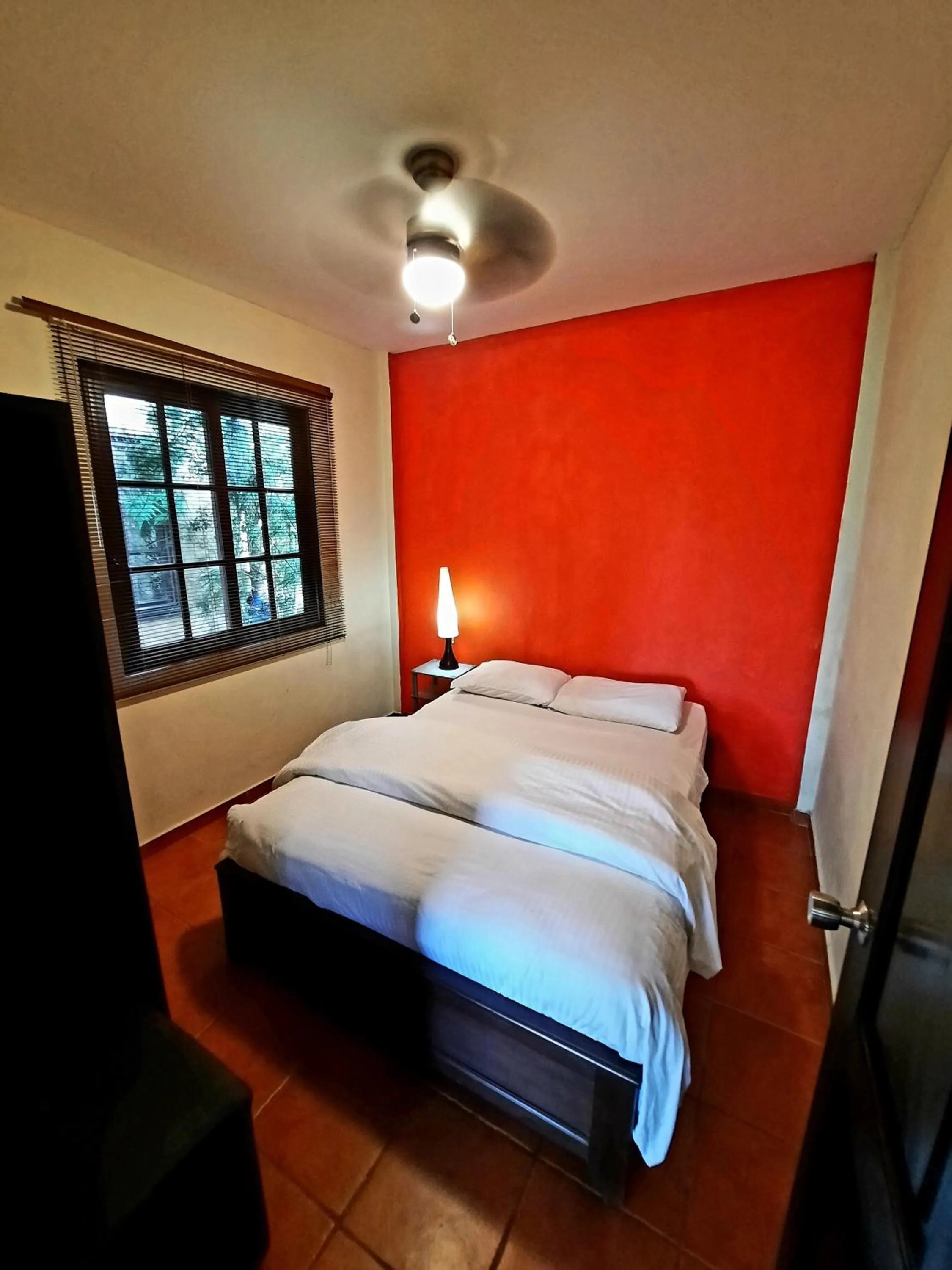 Bed in Cabañas San Miguel