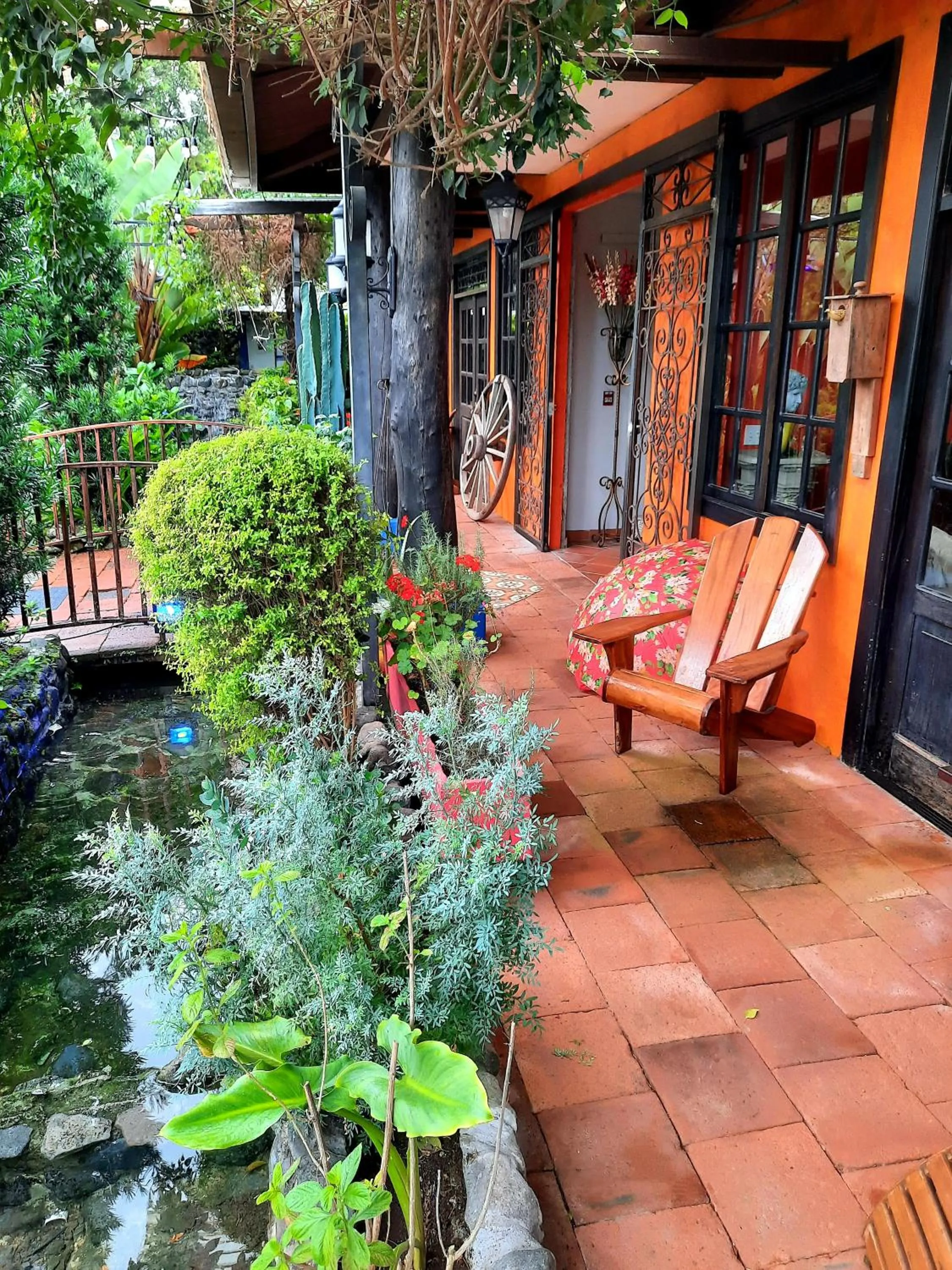 Balcony/Terrace in Cabañas San Miguel