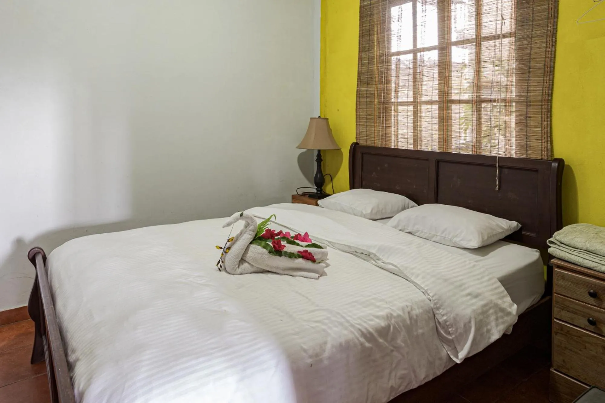 Bed in Cabañas San Miguel