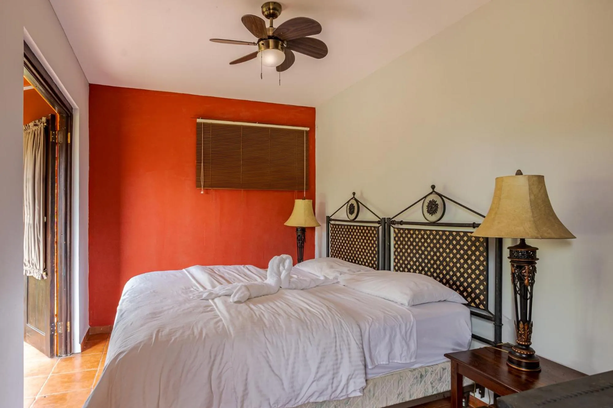 Bed in Cabañas San Miguel