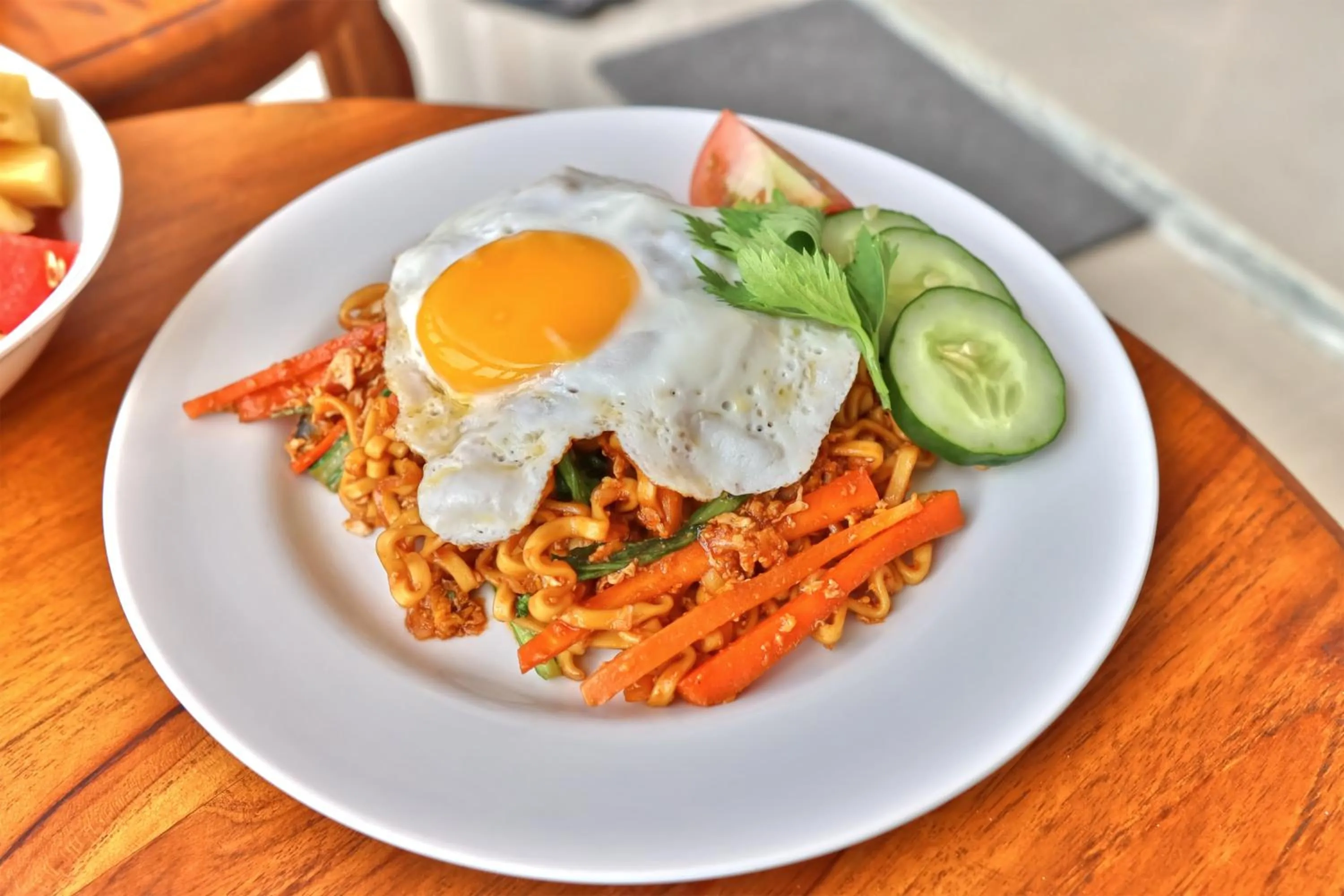 Breakfast in Ped Cottage