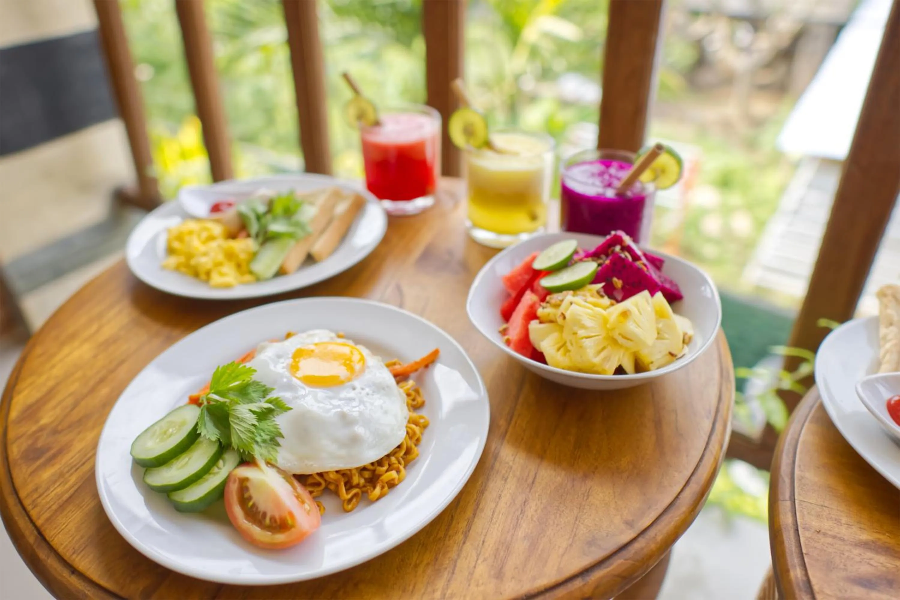 Breakfast in Ped Cottage