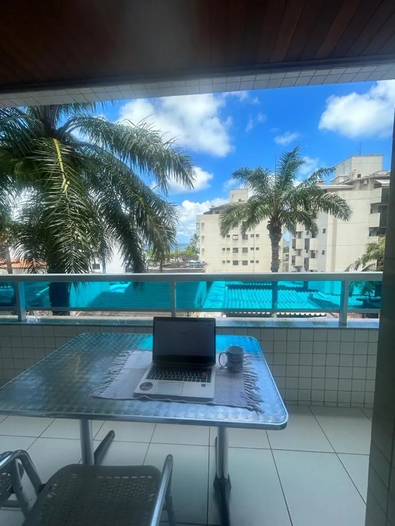 Apartamento área nobre da praia grande, vista para o mar, 3 suítes