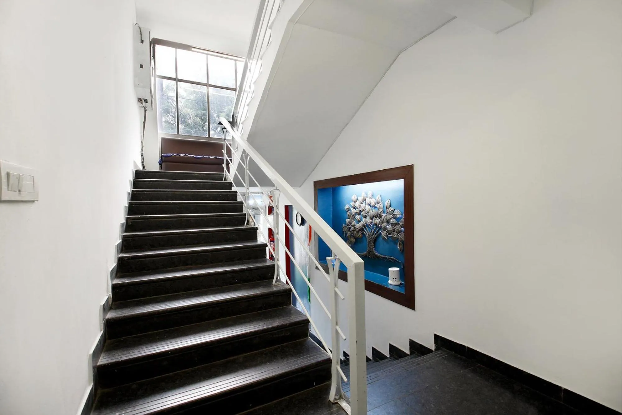 Lobby or reception in FabHotel Saket Inn